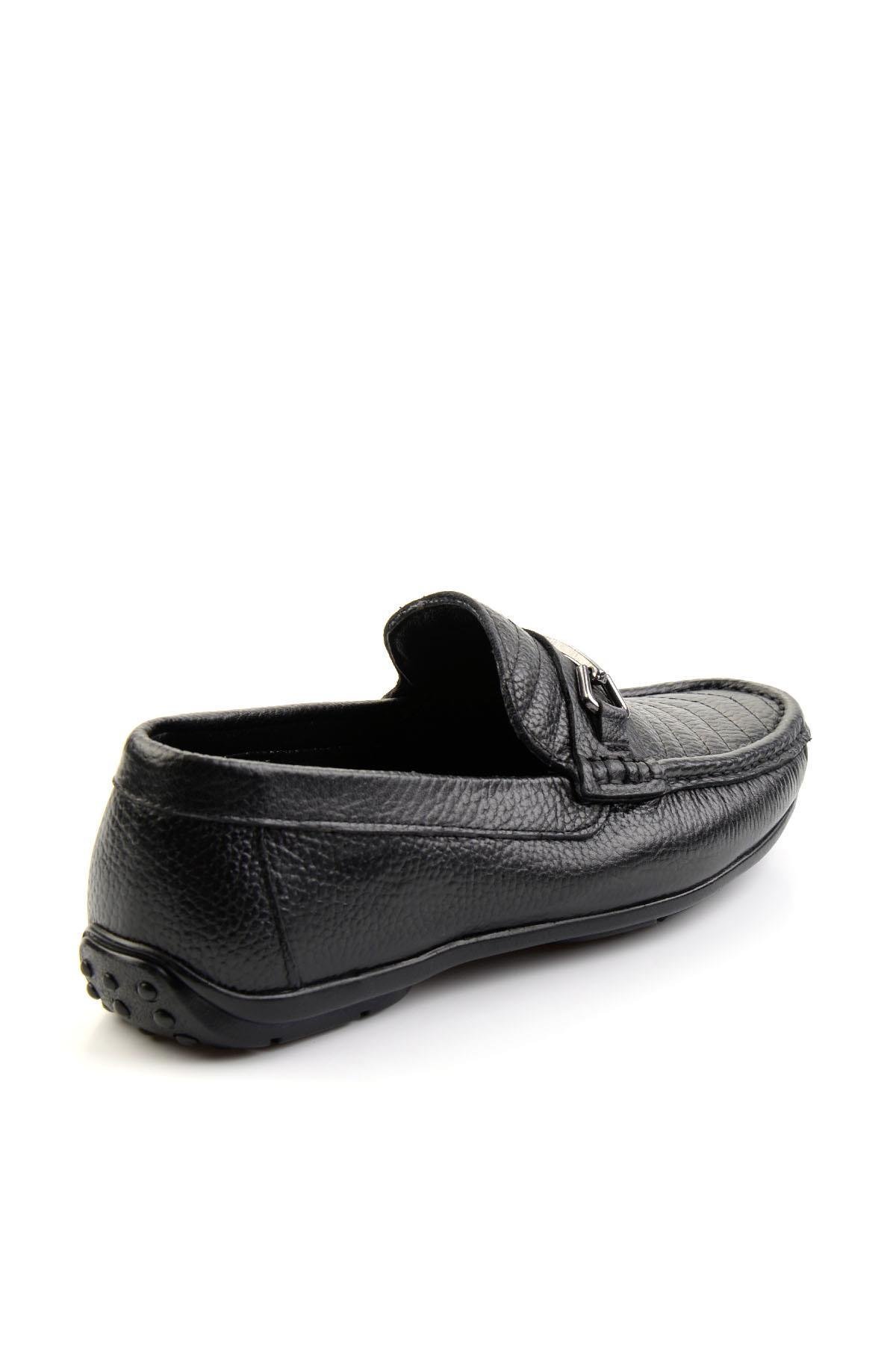 Siyah Leather Erkek Loafer Ayakkabı E01323200040