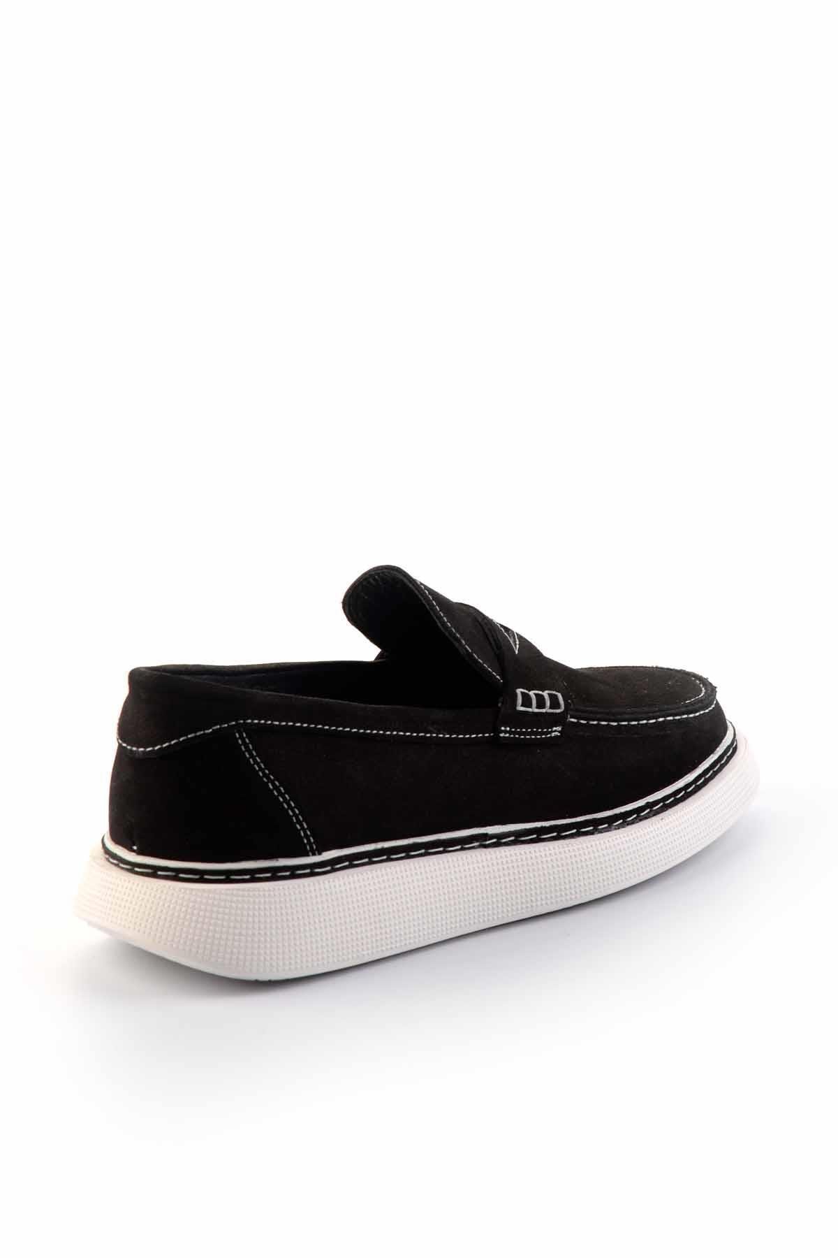 Siyah Leather Erkek Loafer Ayakkabı E01401080101