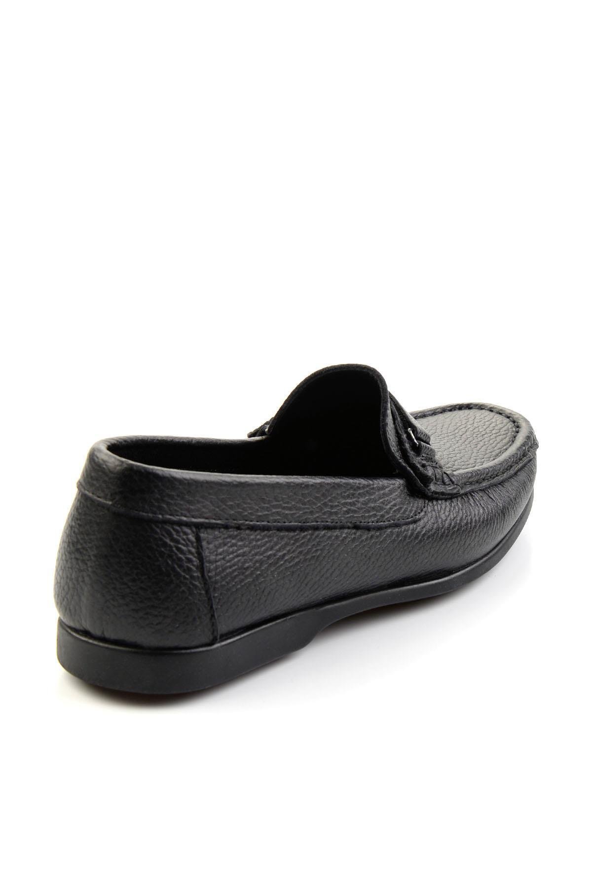 Siyah Leather Erkek Loafer Ayakkabı E01323201040