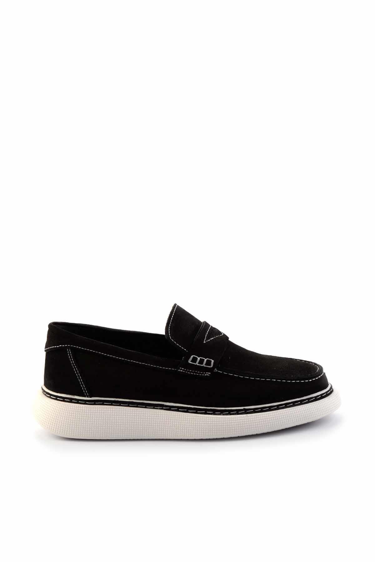 Siyah Leather Erkek Loafer Ayakkabı E01401080101