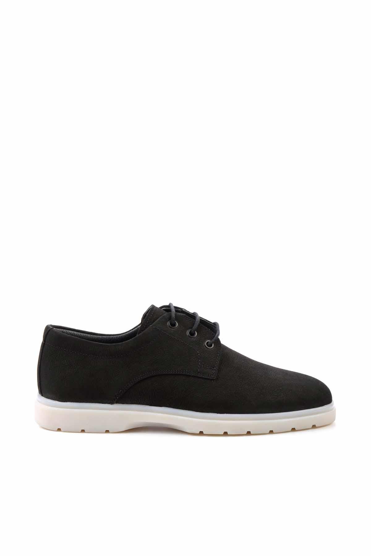 Siyah Leather Erkek Oxford Ayakkabı E01811202001