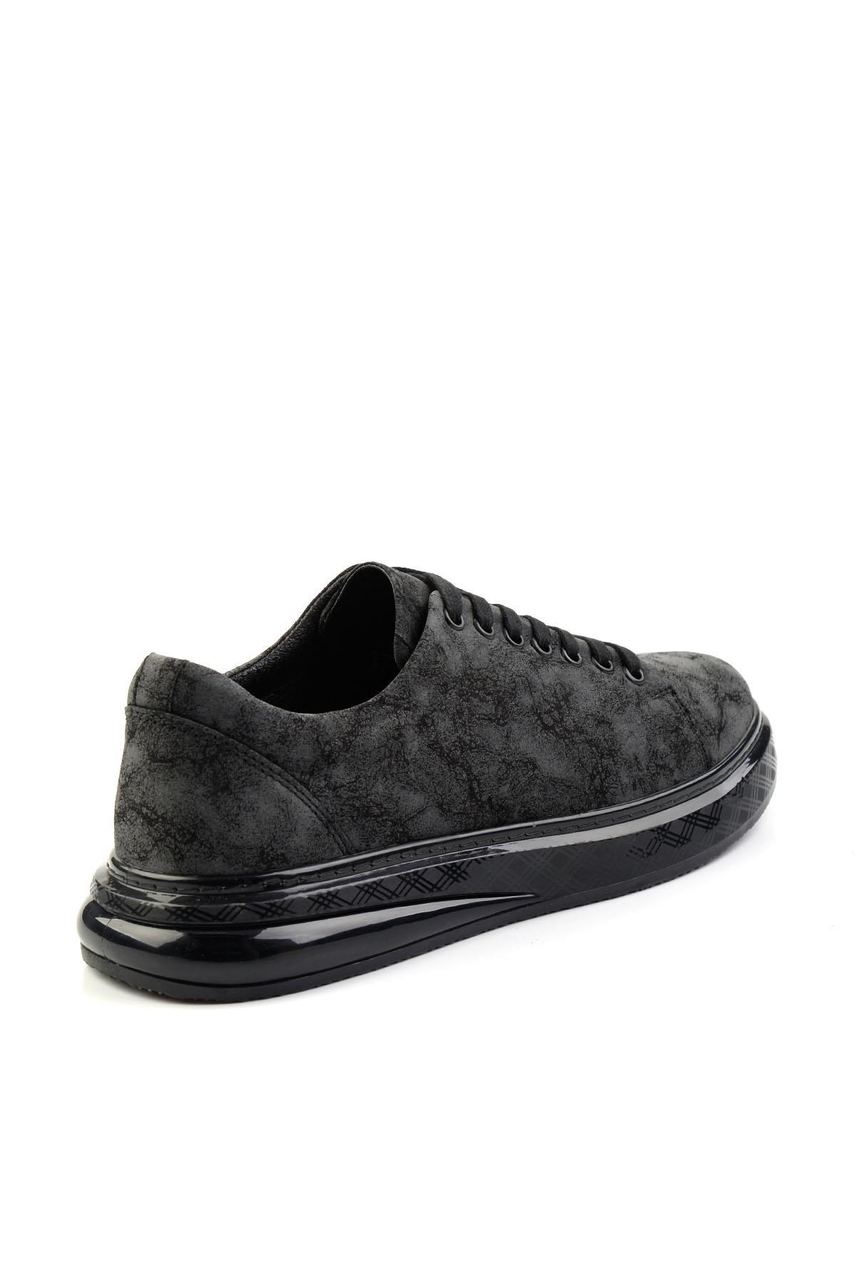 Siyah Leather Erkek Sneaker E01081010203