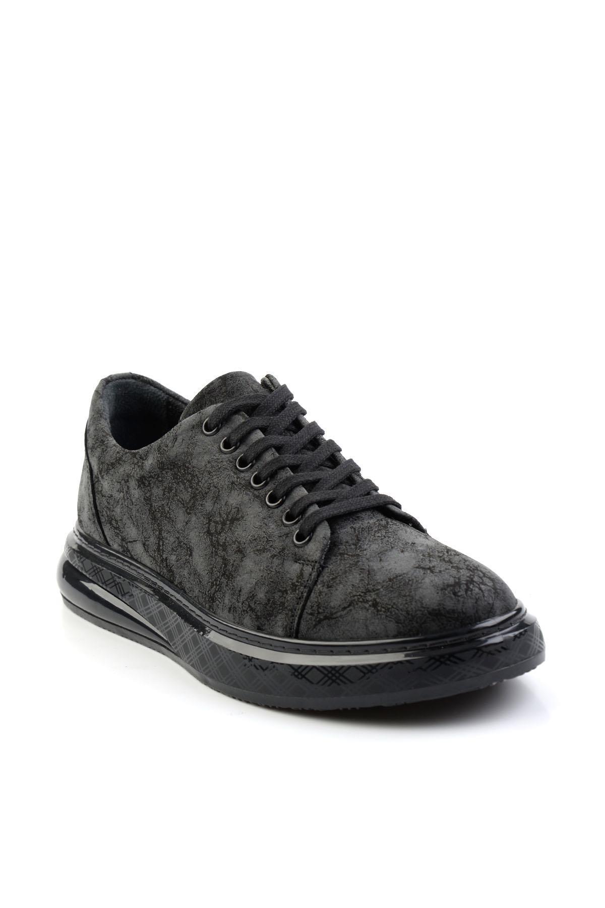 Siyah Leather Erkek Sneaker E01081010203