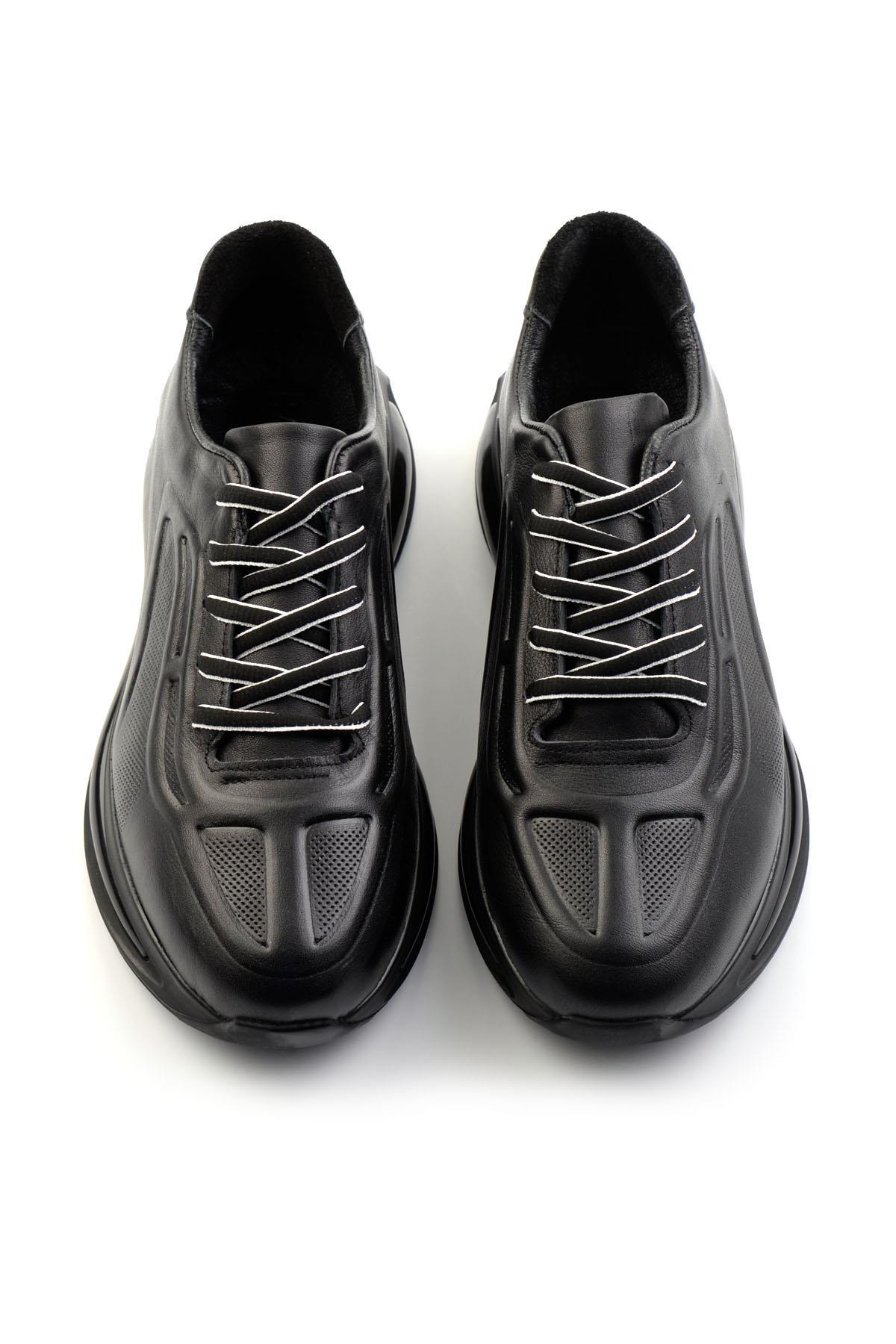 Siyah Leather Erkek Sneaker E01084212003