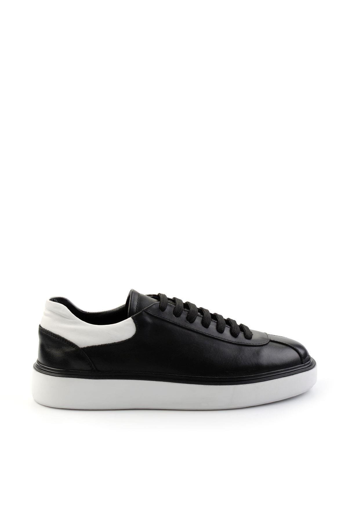 Siyah Leather Erkek Sneaker E01087115103