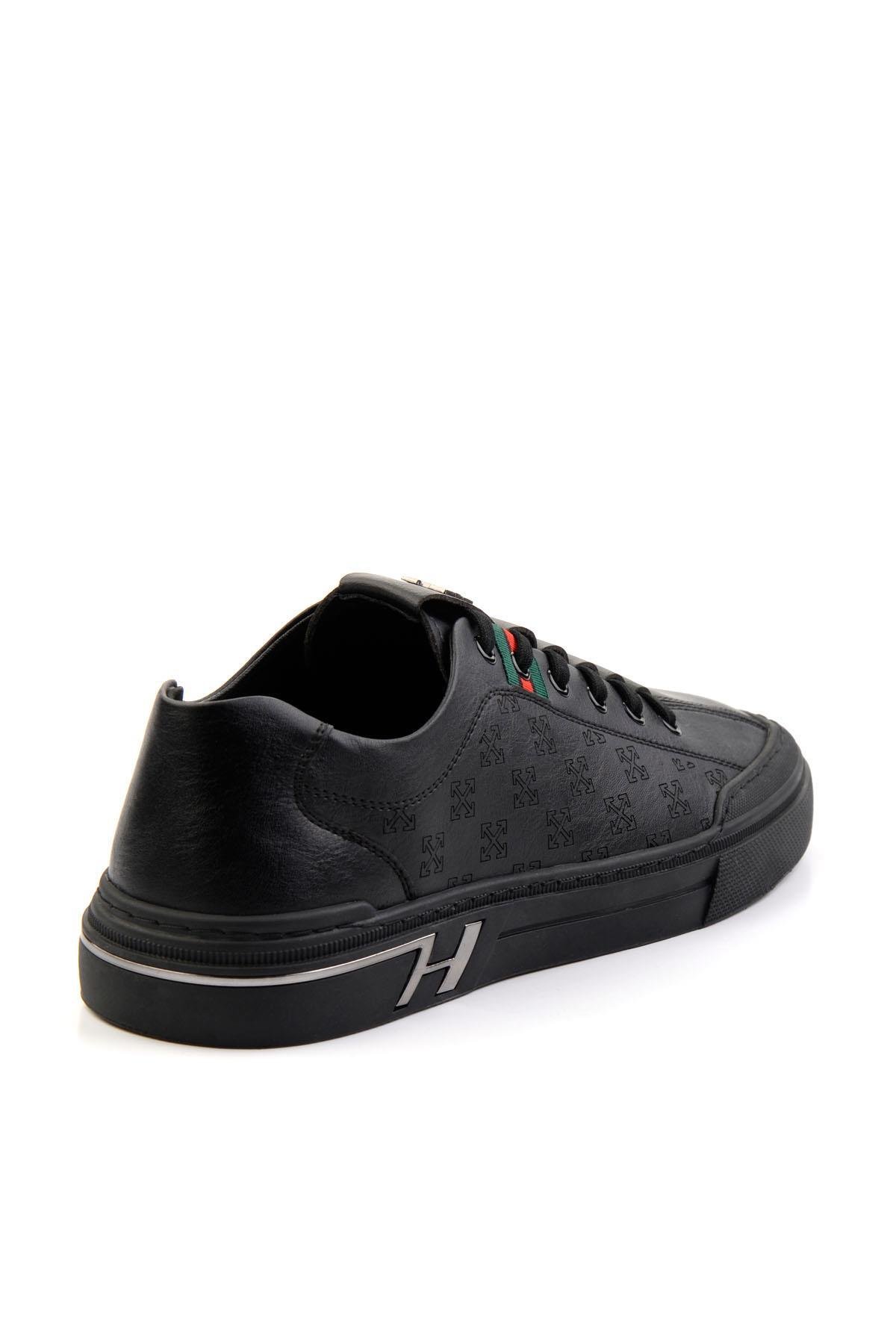 Siyah Leather Erkek Sneaker E01185510303