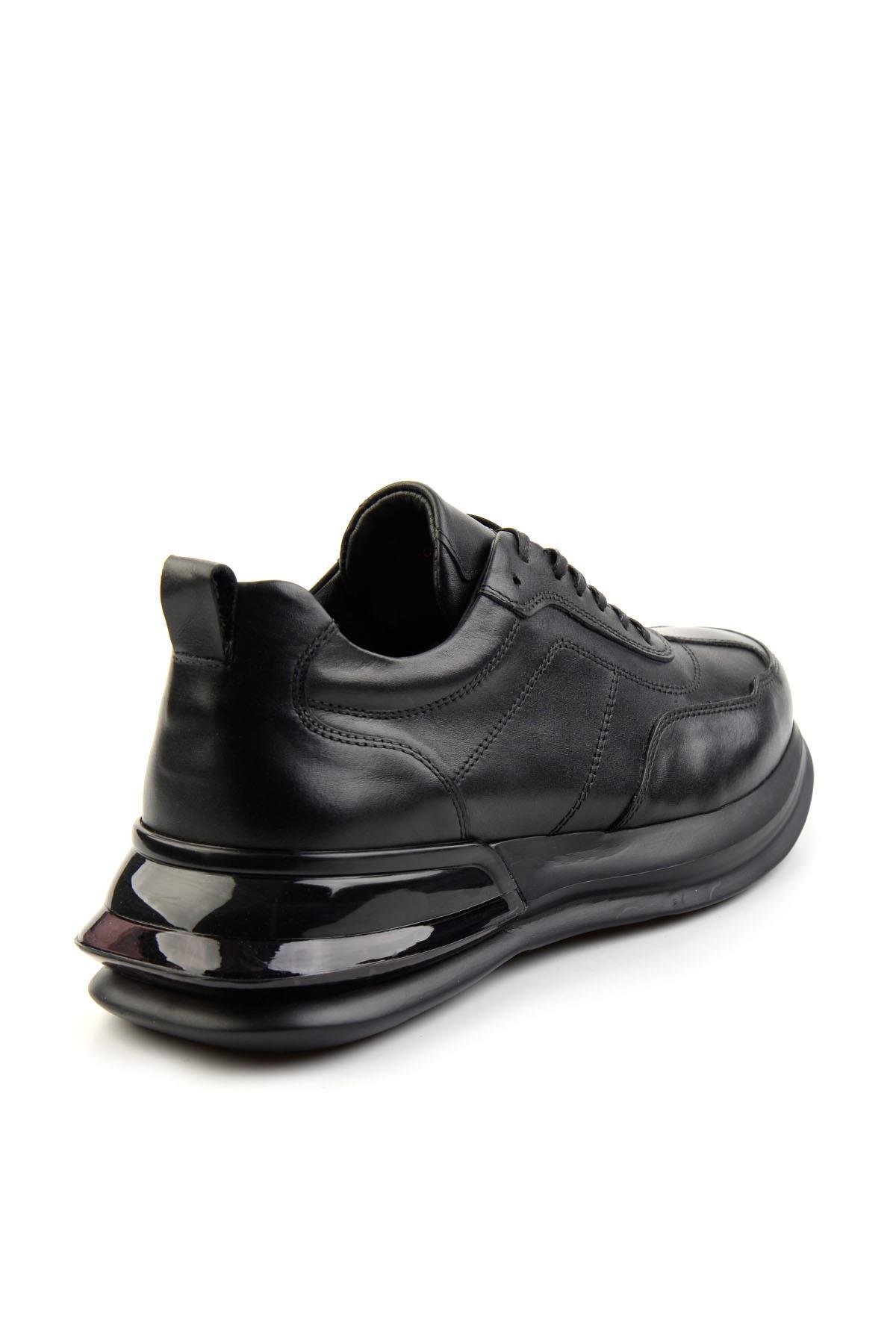 Siyah Leather Erkek Sneaker E01307266903