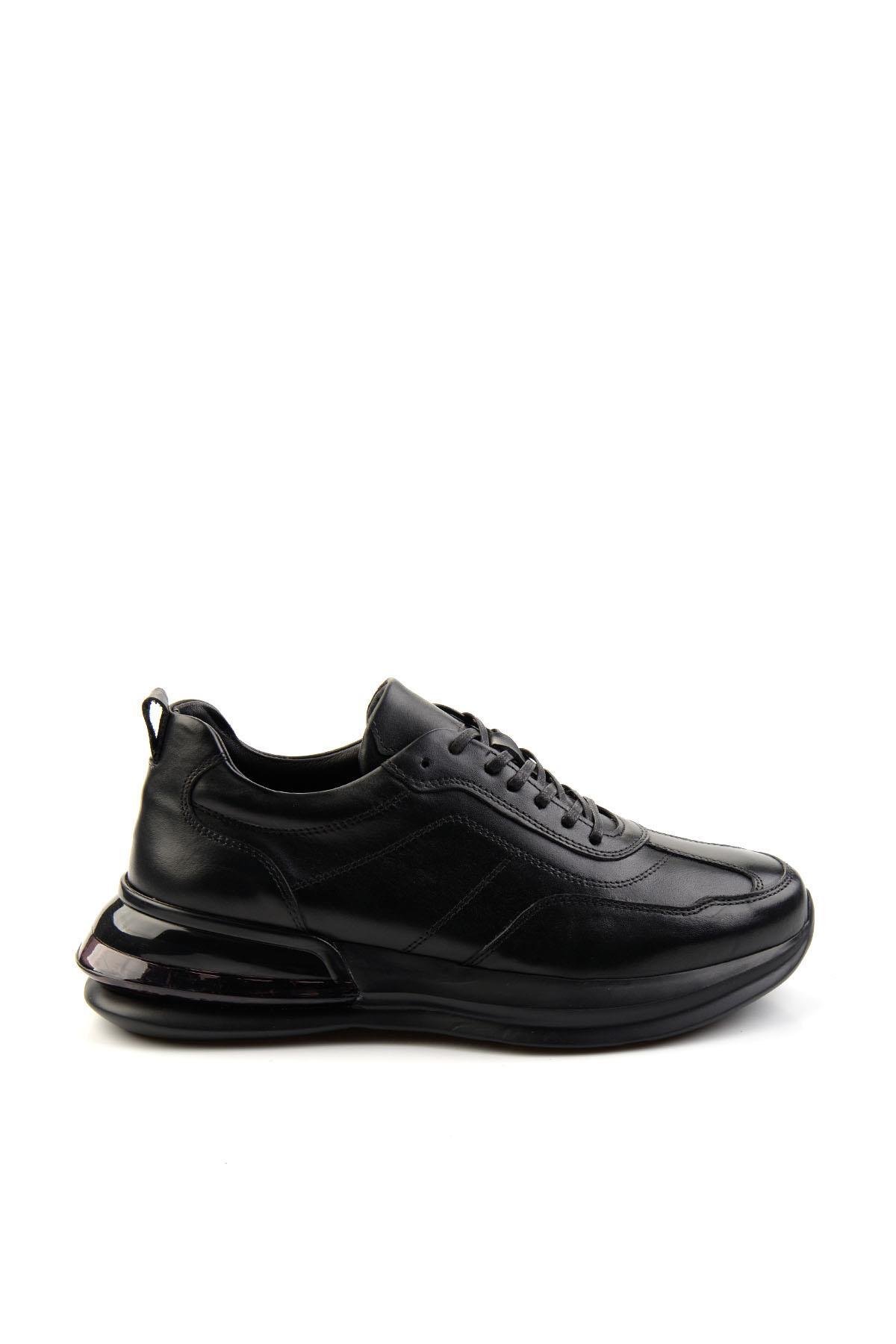 Siyah Leather Erkek Sneaker E01307266903