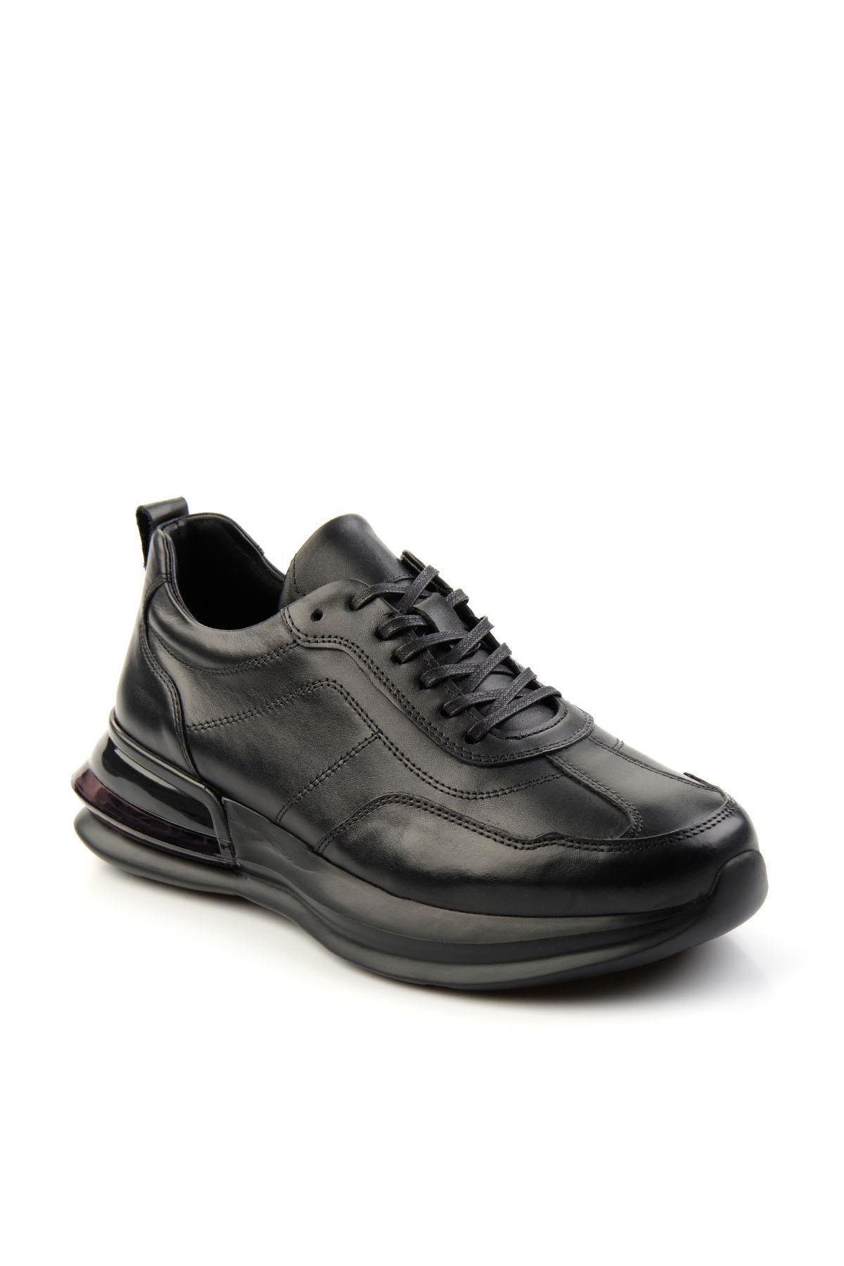 Siyah Leather Erkek Sneaker E01307266903