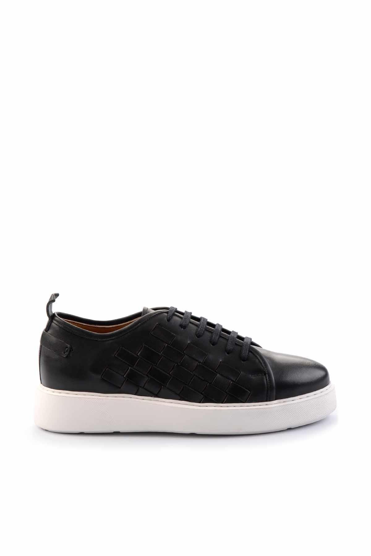 Siyah Leather Erkek Sneaker E01310111741