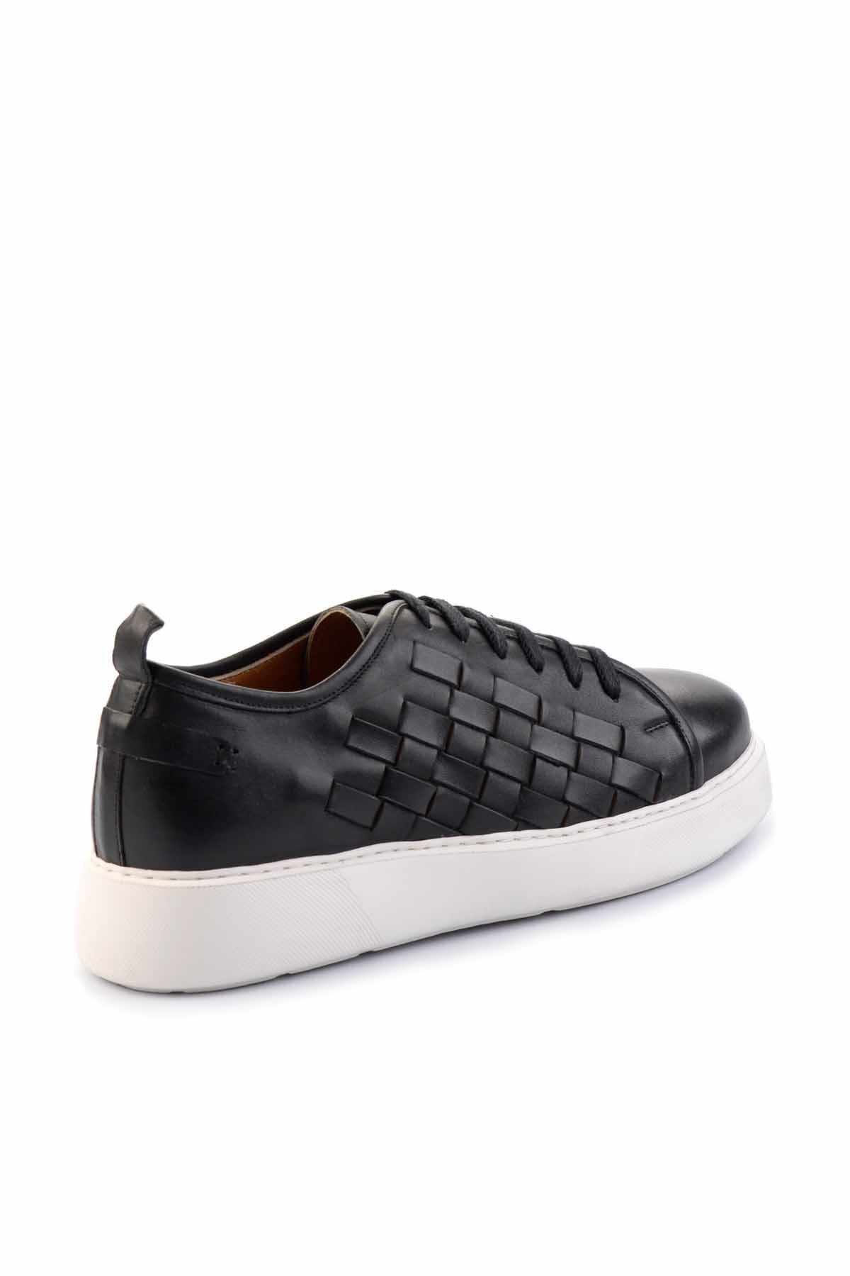 Siyah Leather Erkek Sneaker E01310111741