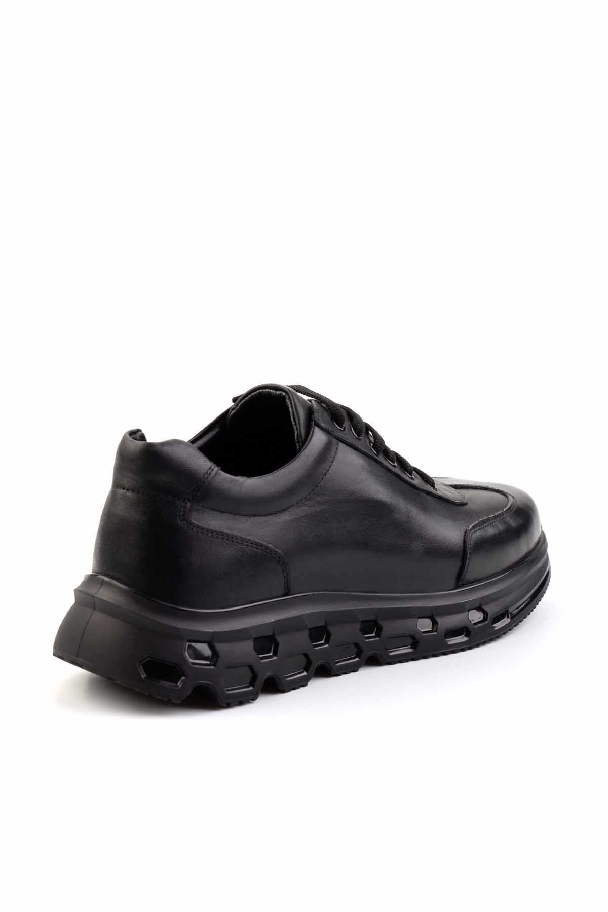 Siyah Leather Erkek Sneaker E01323066043