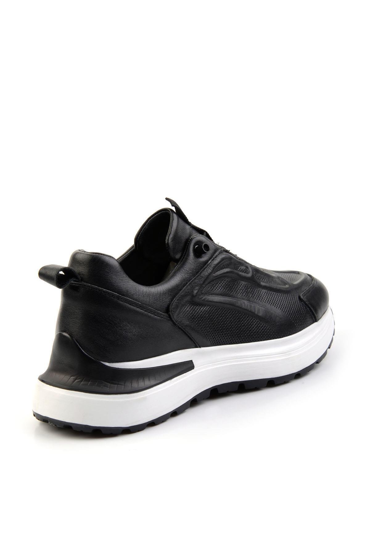 Siyah Leather Erkek Sneaker E01347360143