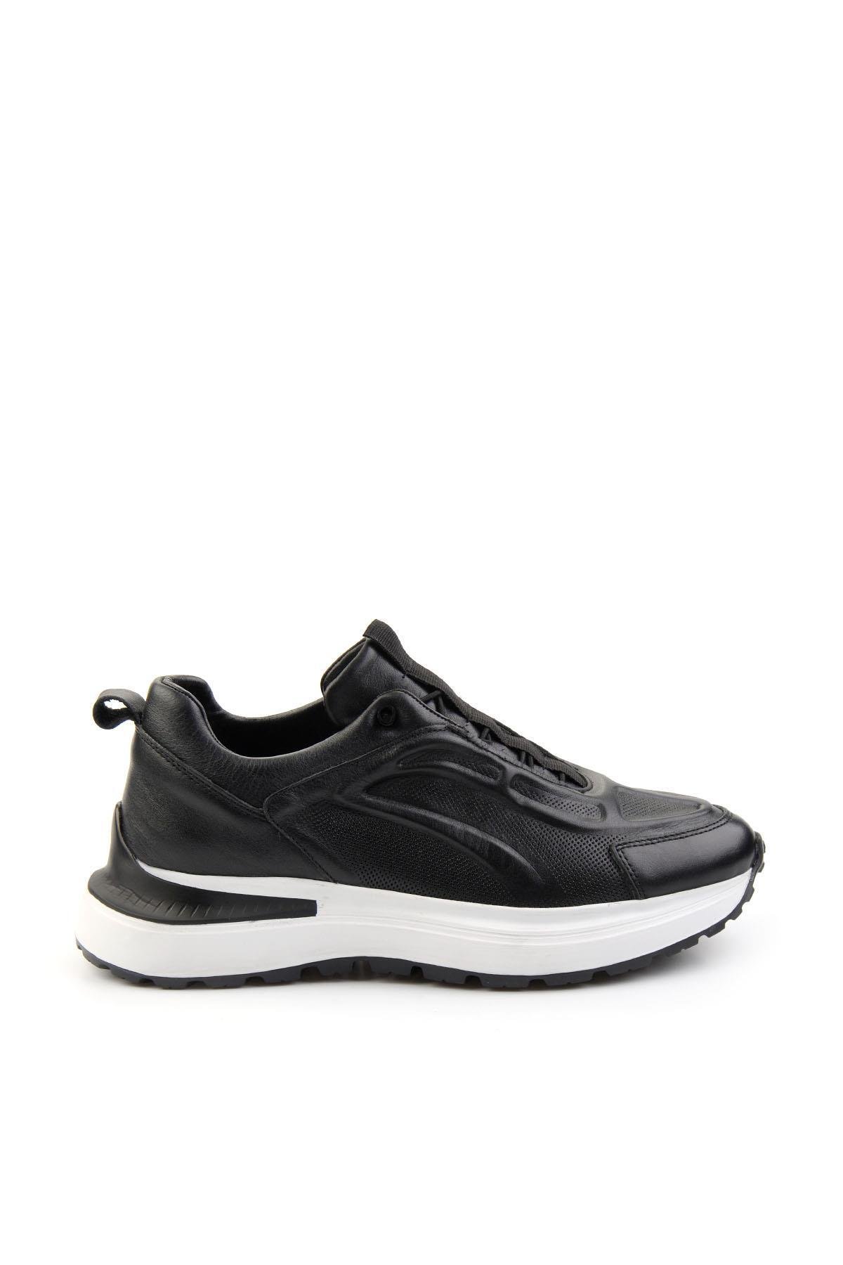Siyah Leather Erkek Sneaker E01347360143