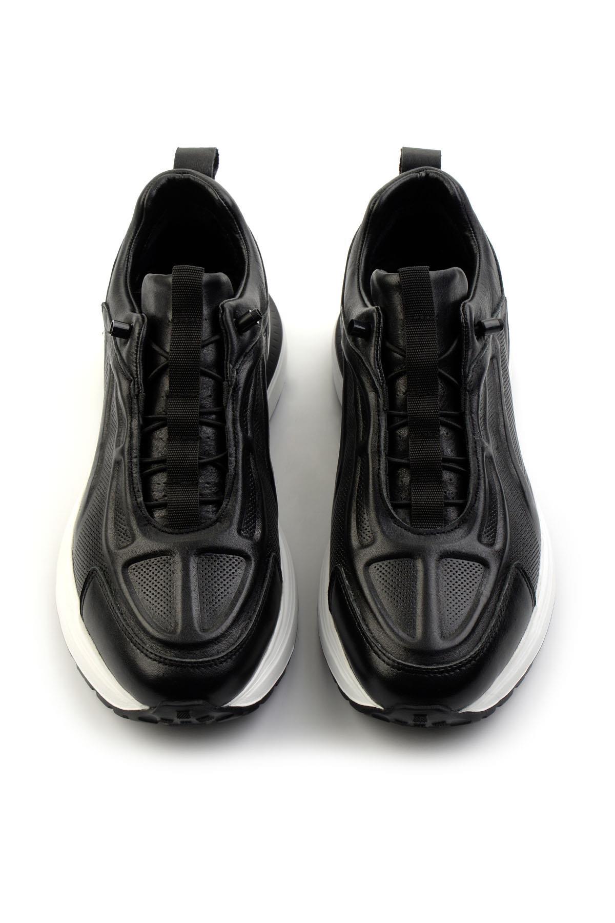 Siyah Leather Erkek Sneaker E01347360143