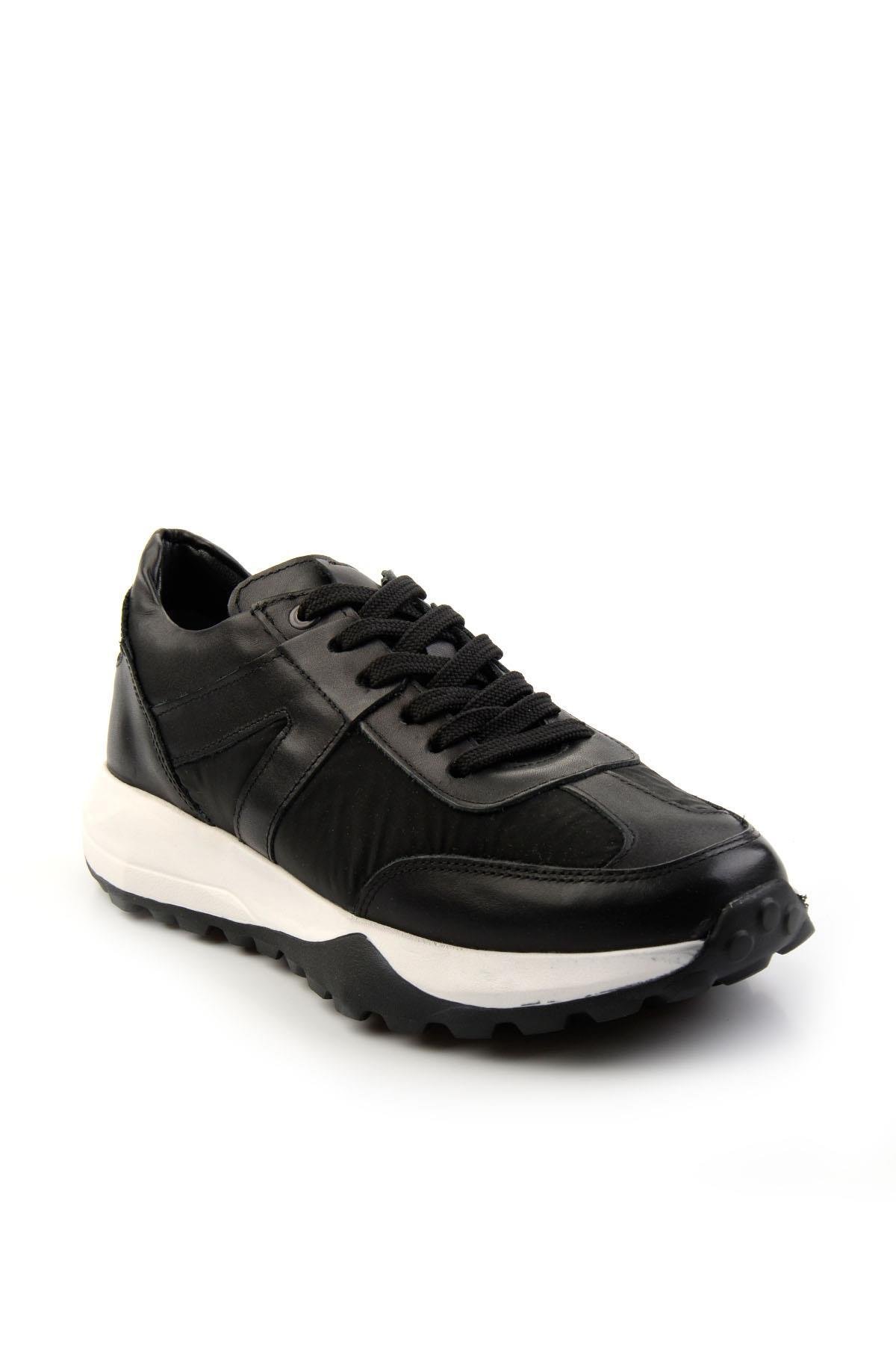 Siyah Leather Erkek Sneaker E01401082867