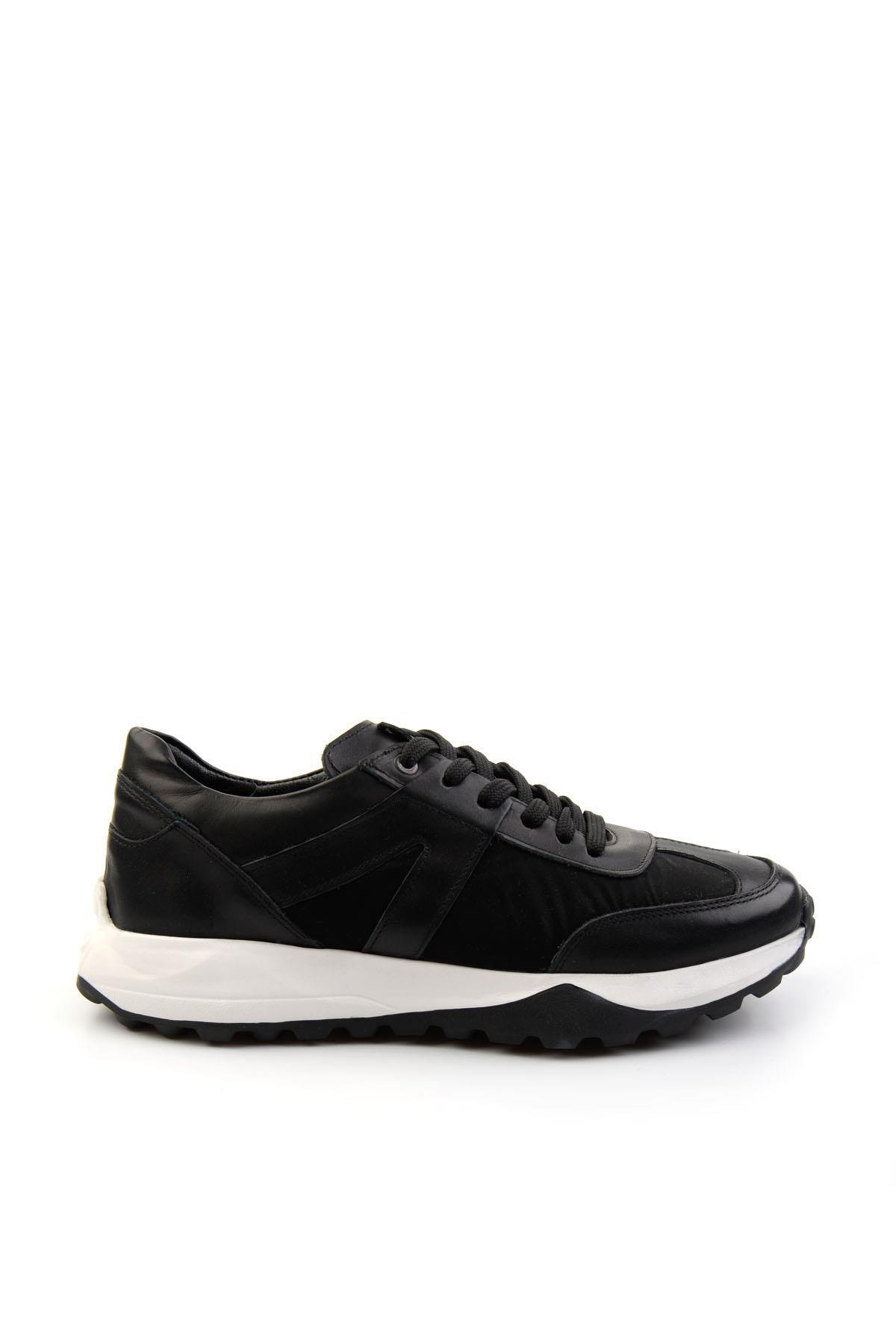 Siyah Leather Erkek Sneaker E01401082867
