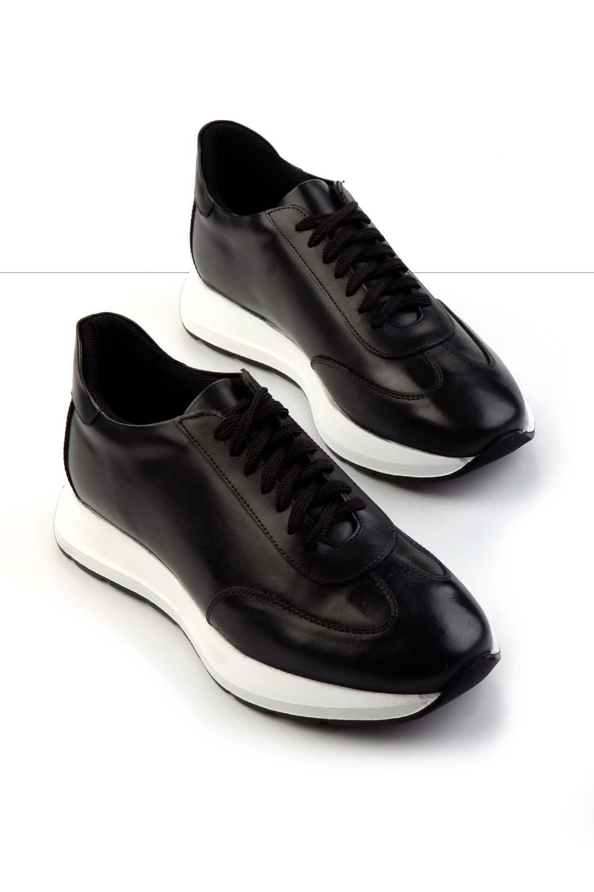 Siyah Leather Erkek Sneaker E01600512441