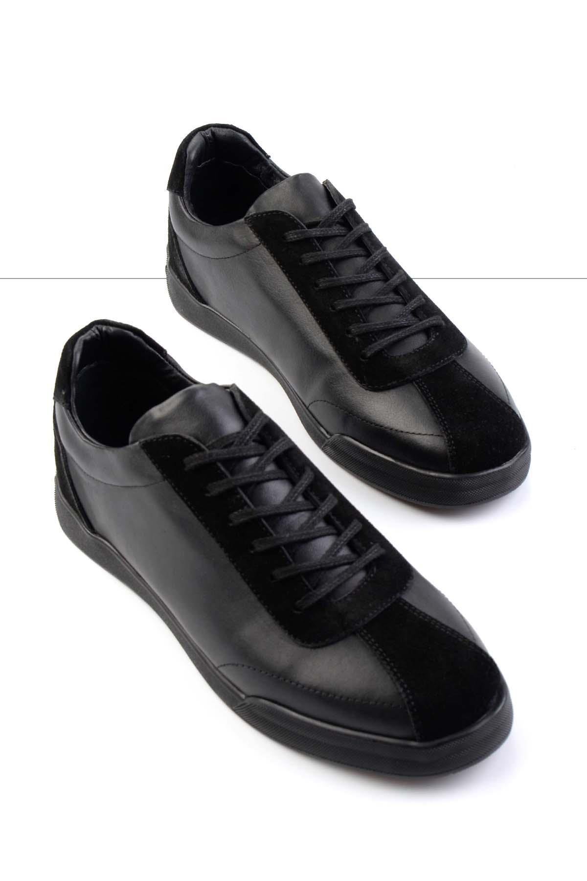 Siyah Leather Erkek Sneaker E01728019243