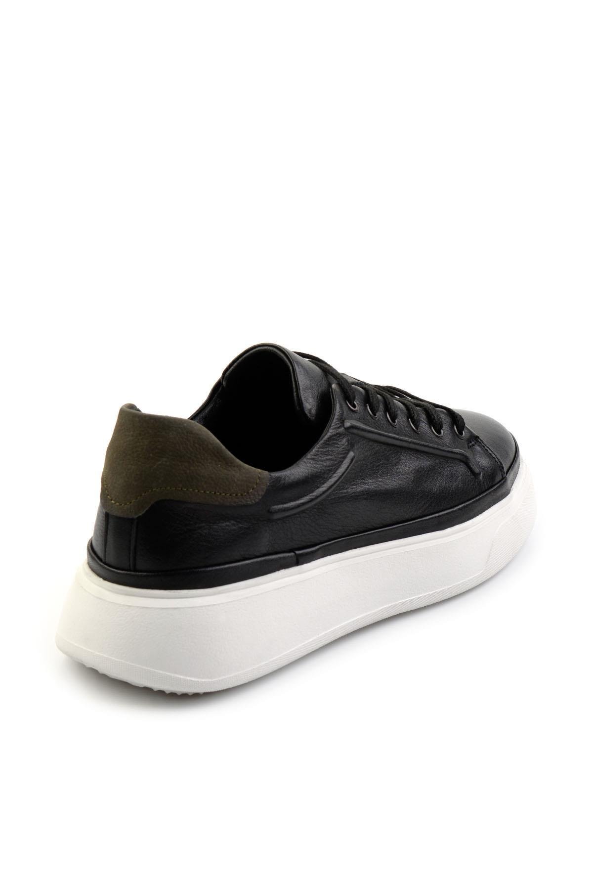 Siyah Leather Erkek Sneaker E01728033703