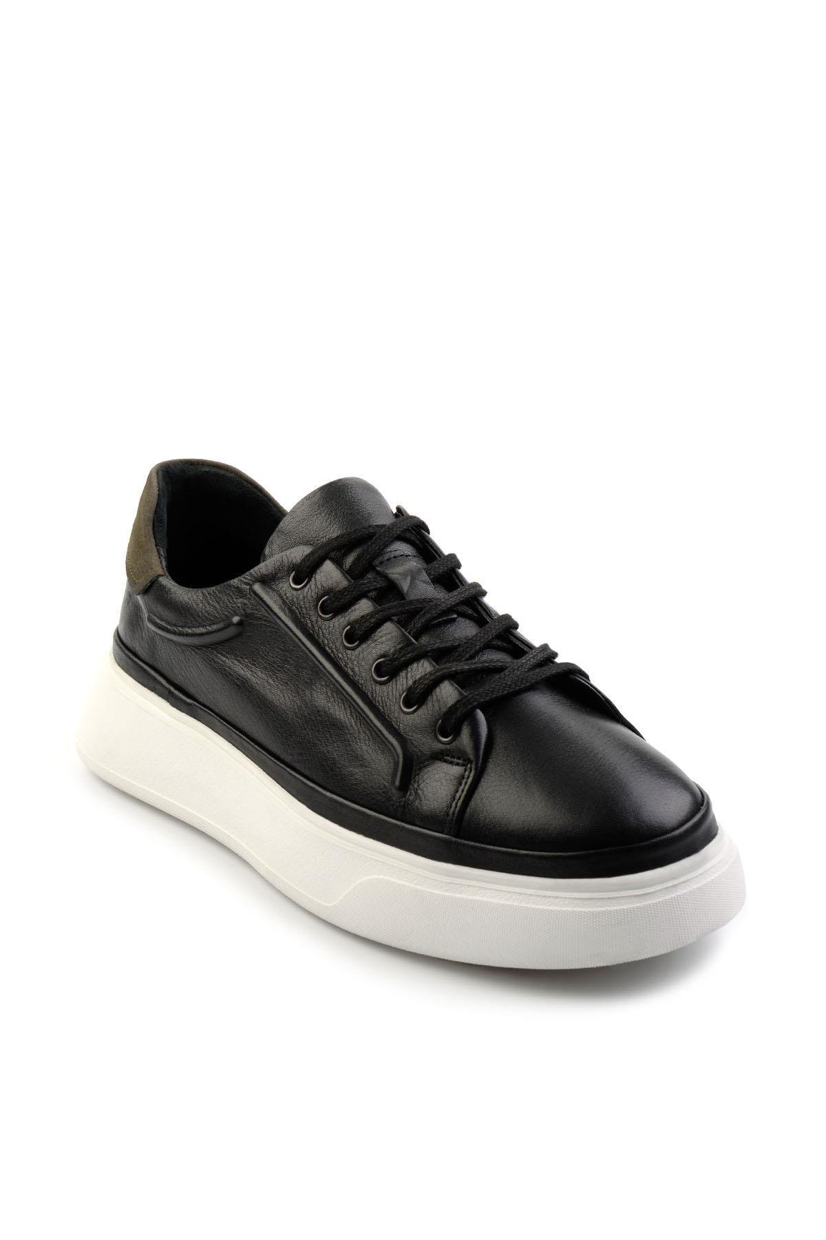 Siyah Leather Erkek Sneaker E01728033703