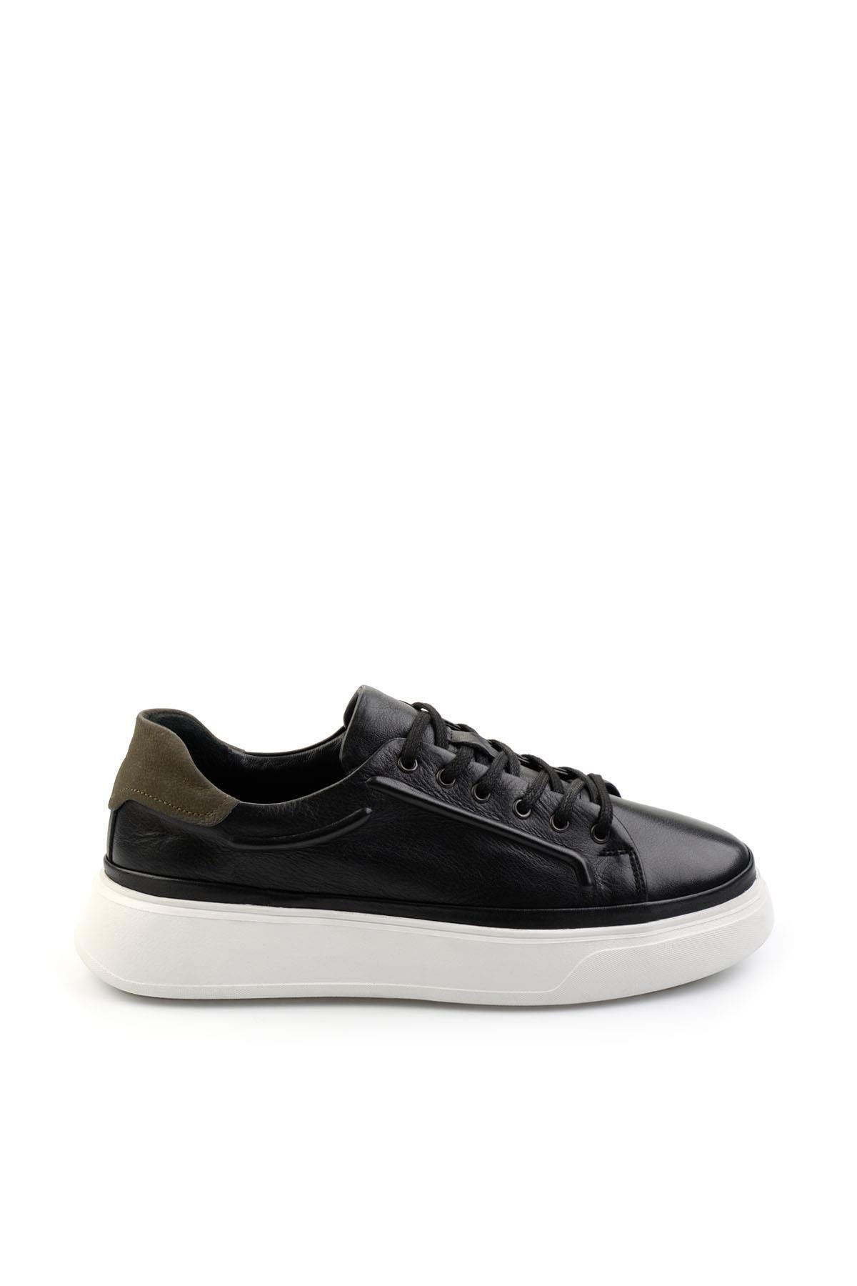 Siyah Leather Erkek Sneaker E01728033703