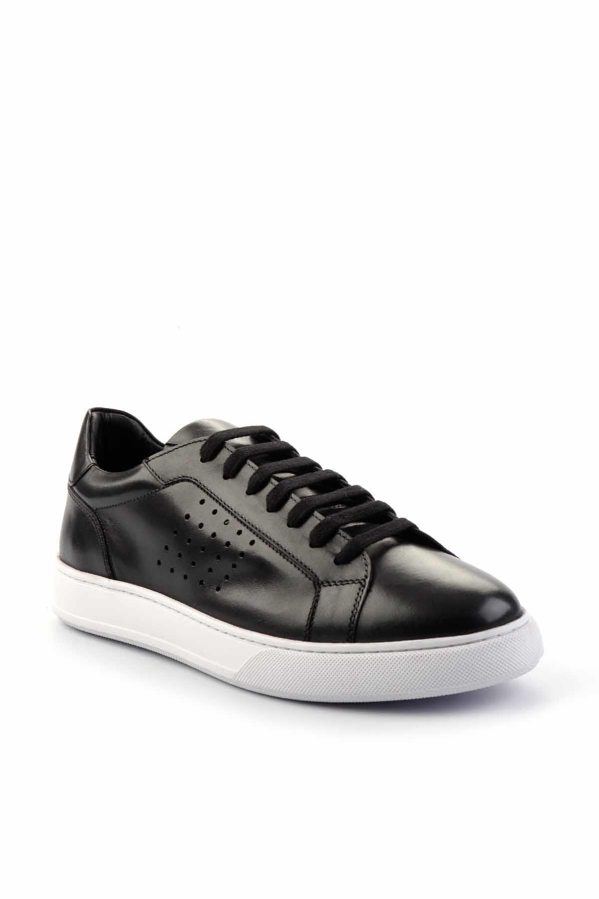 Siyah Leather Erkek Sneaker E01901253443