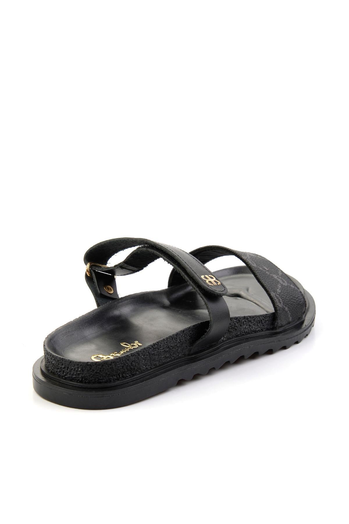Siyah Leather Kadın Terlik K04666014003