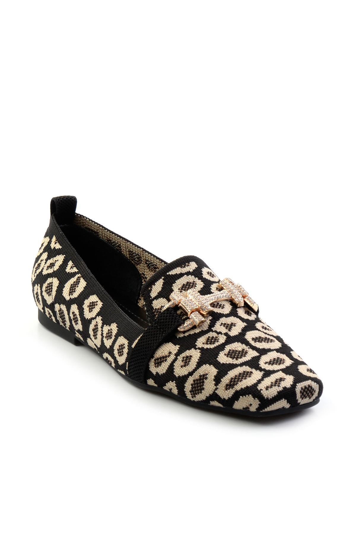 Siyah Leopar  Kadın Babet K01327058082