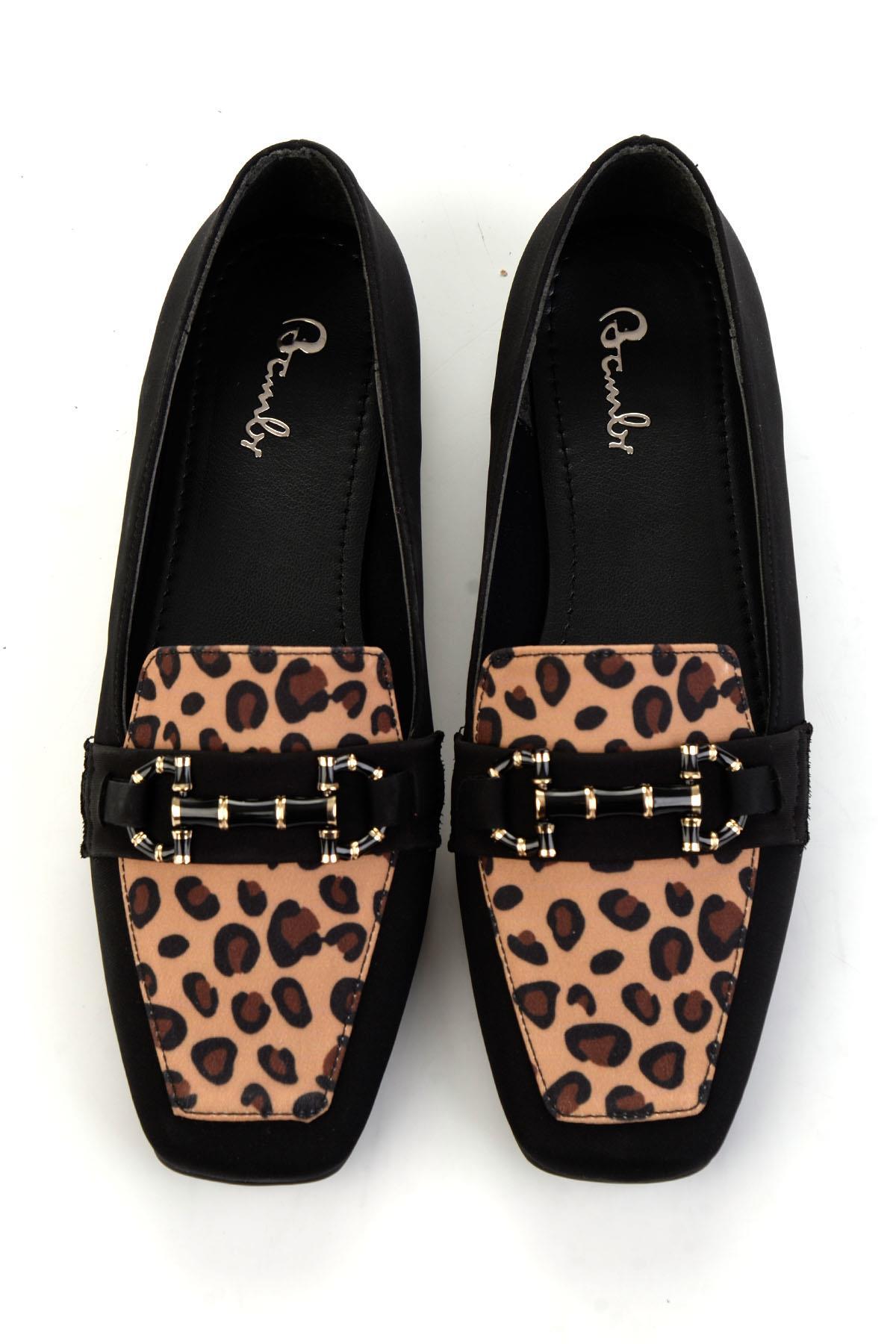 Siyah Leopar  Kadın Babet K01327413004
