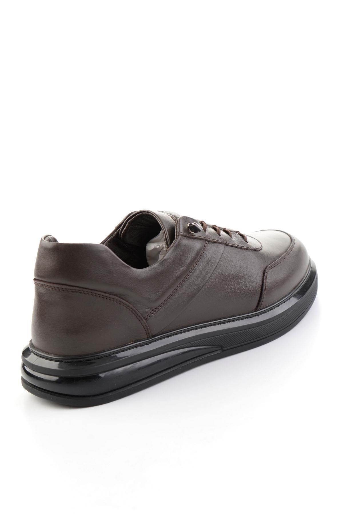 Siyah Napa Hakiki Deri Erkek Sneaker E01080205443