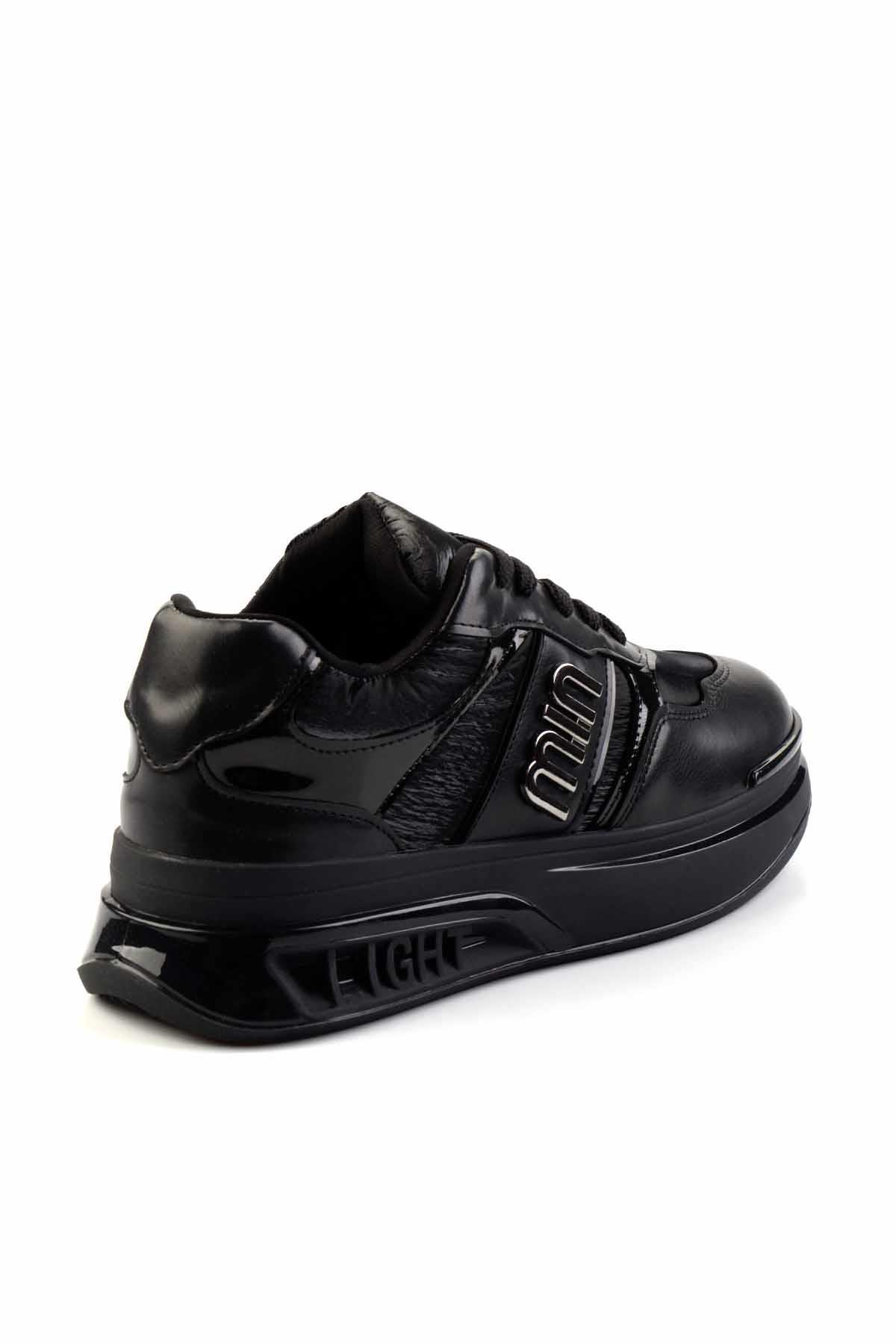 Siyah Paraşüt  Kadın Sneaker K01212042067
