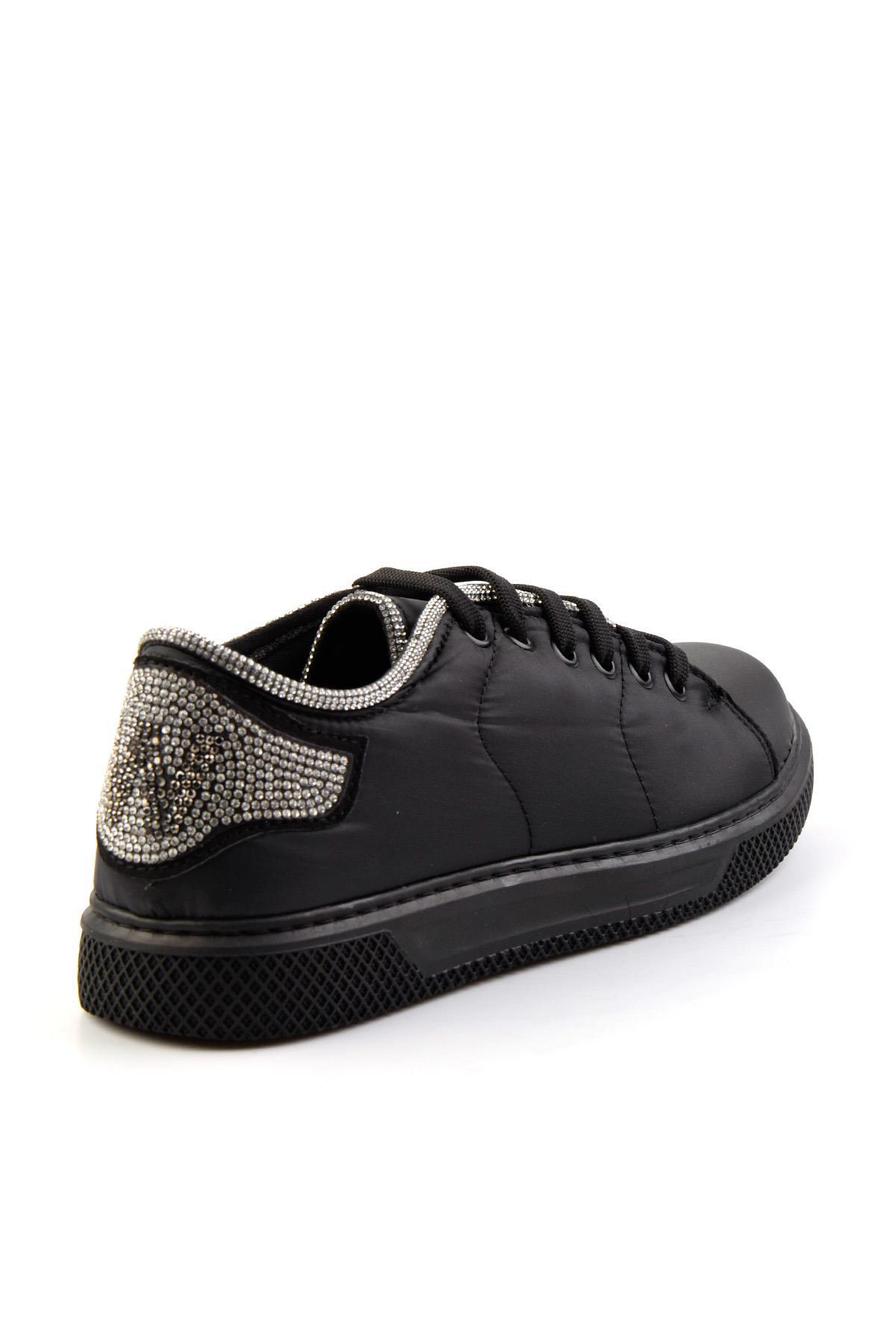 Siyah Paraşüt  Kadın Sneaker K01763017067