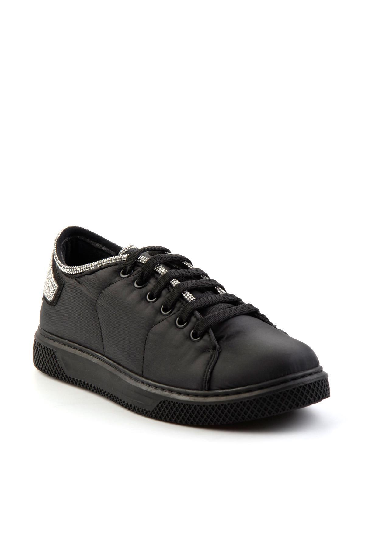 Siyah Paraşüt  Kadın Sneaker K01763017067