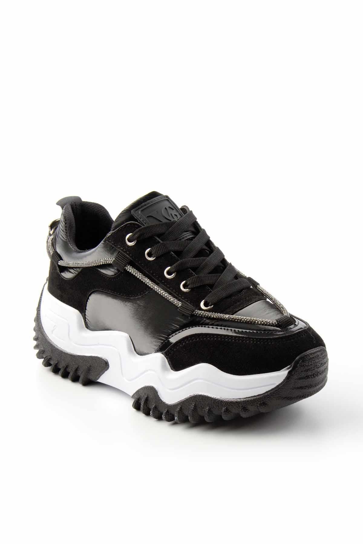 Siyah Paraşüt  Kadın Sneaker K01970200067