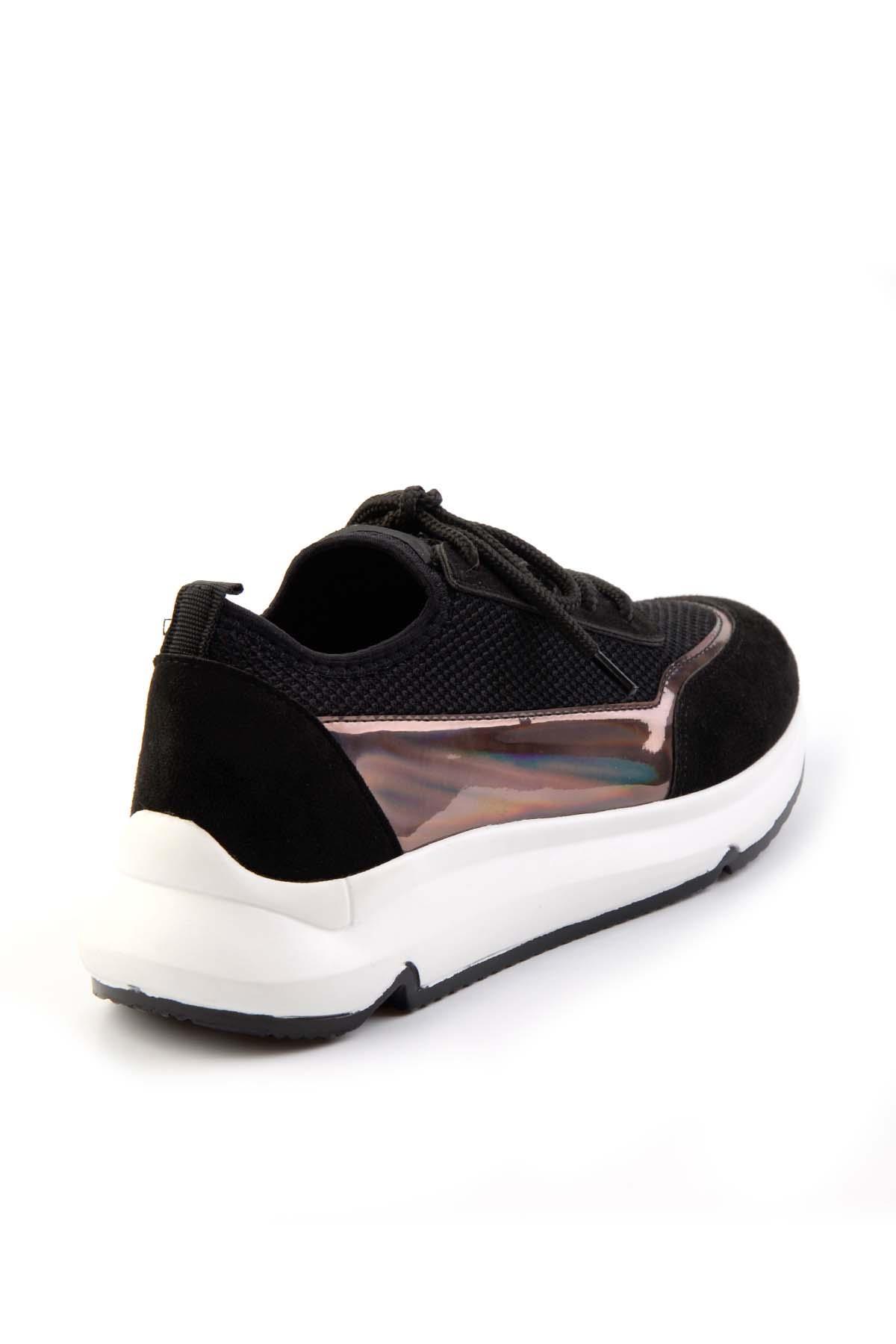 Siyah Platin  Kadın Sneaker K01228010339