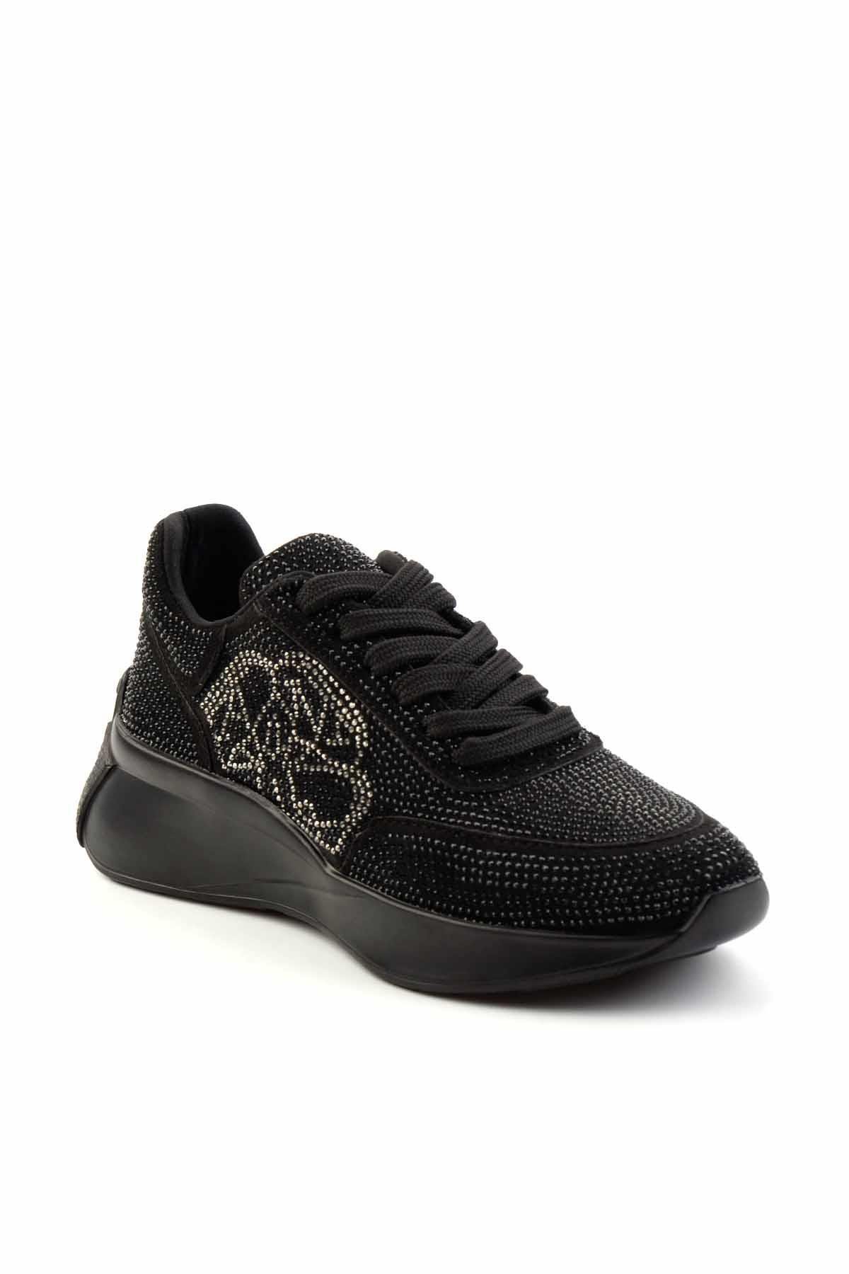 Siyah Platin  Kadın Sneaker K01234073587