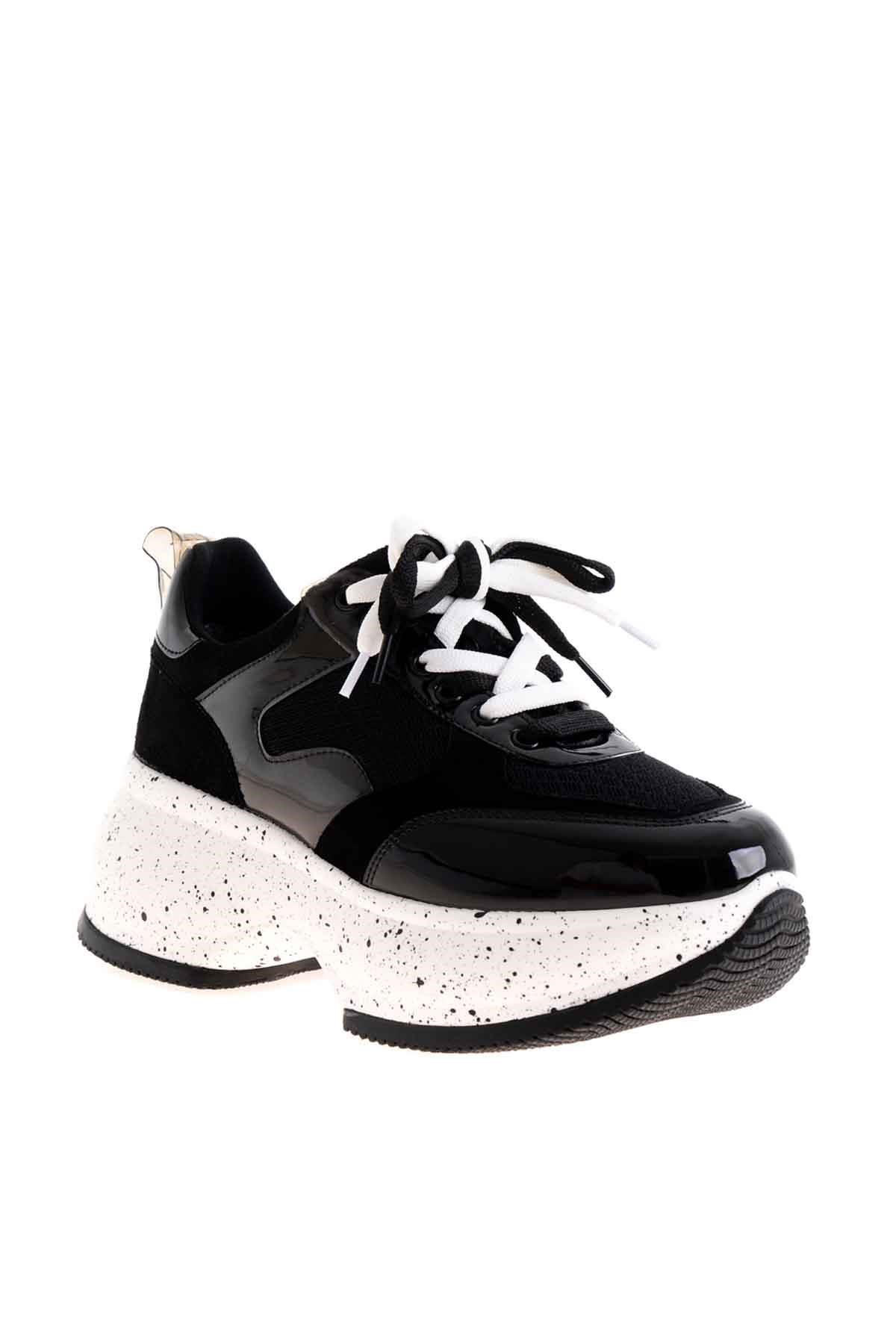 Siyah Rugan  Kadın Sneaker K0541104198