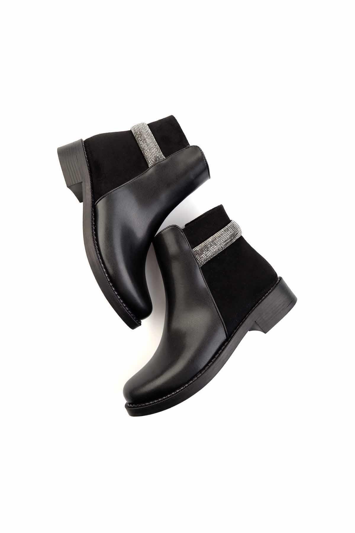 Siyah Siyah  Kadın Bot & Bootie K02156201209