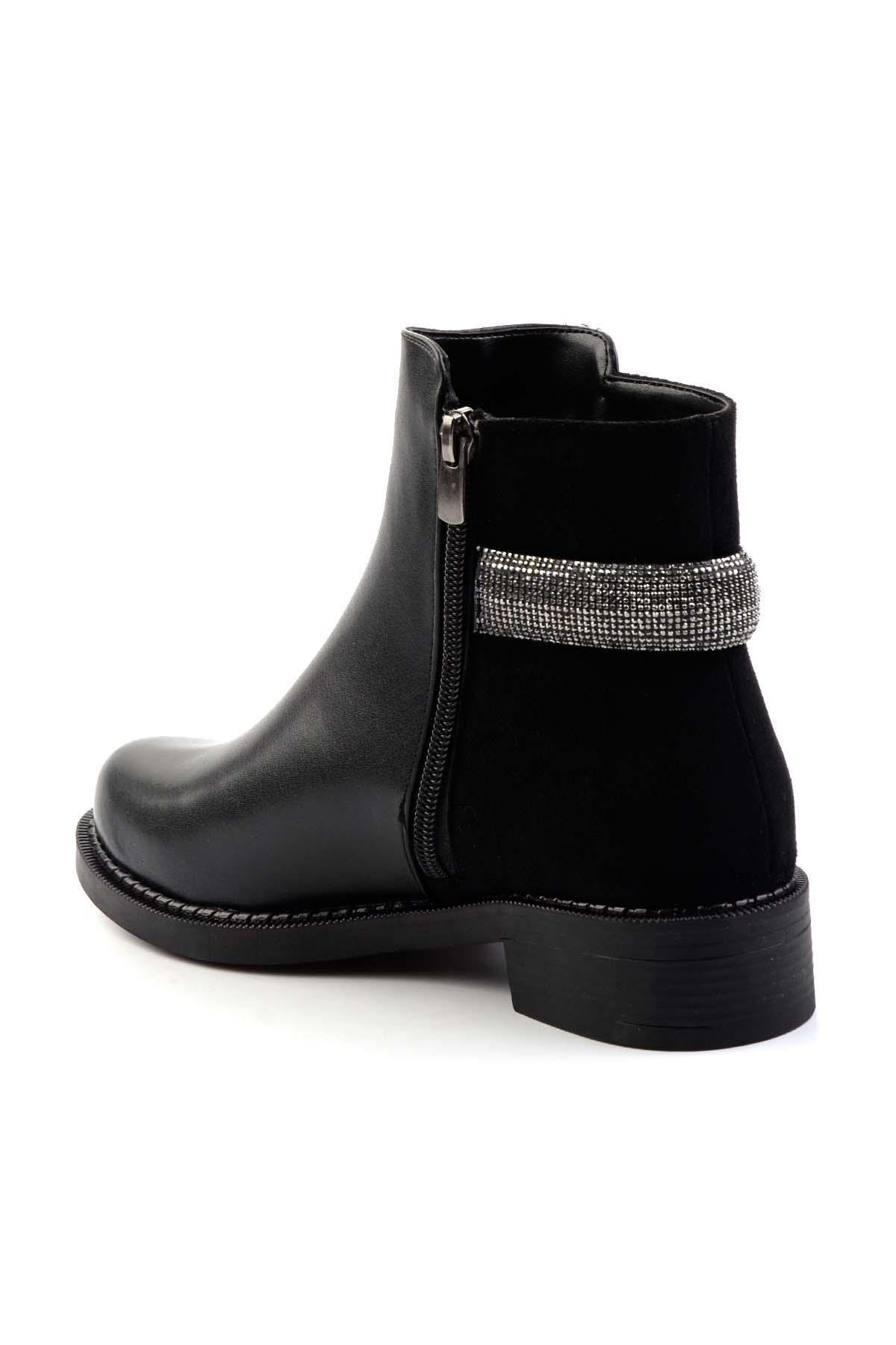 Siyah Siyah  Kadın Bot & Bootie K02156201209