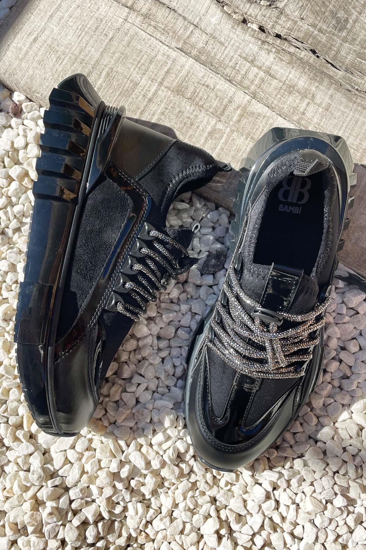 Siyah Siyah  Kadın Sneaker K01413055209