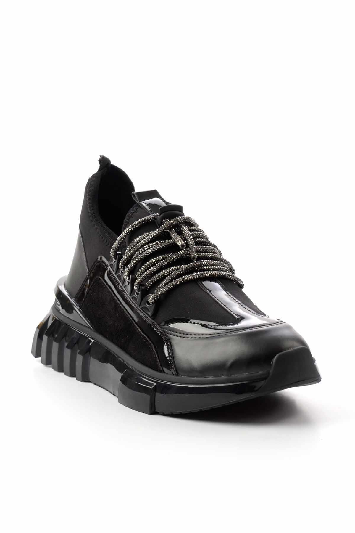 Siyah Siyah  Kadın Sneaker K01413055209