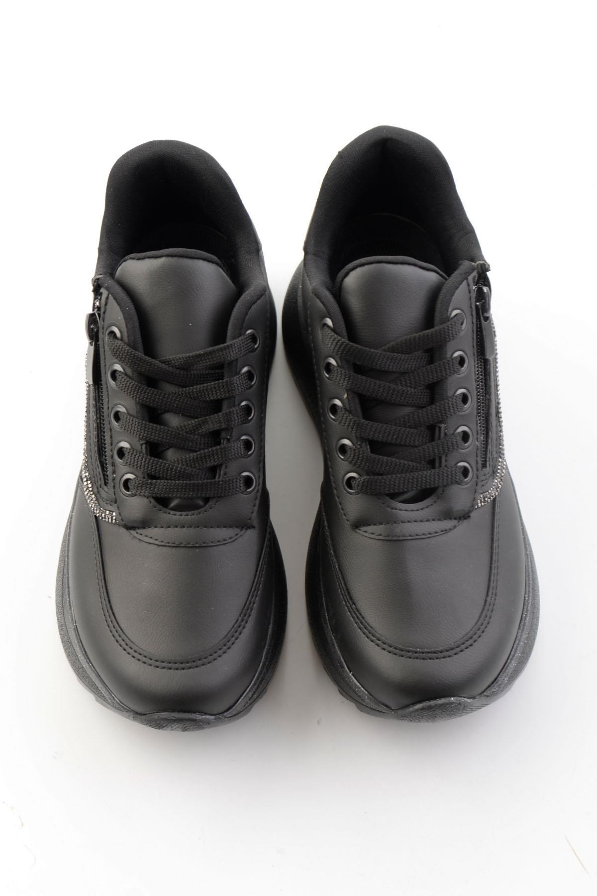 Siyah Siyah  Kadın Sneaker K01709060409