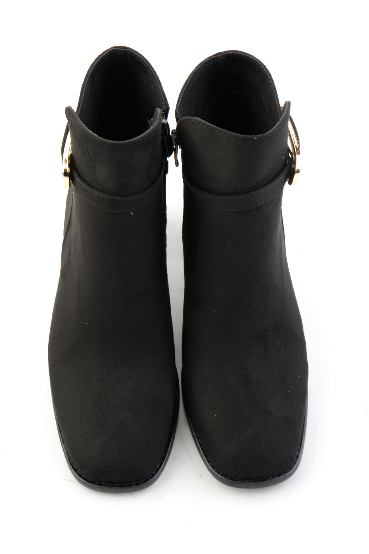 Siyah Süet  Kadın Bot & Bootie K02233050572