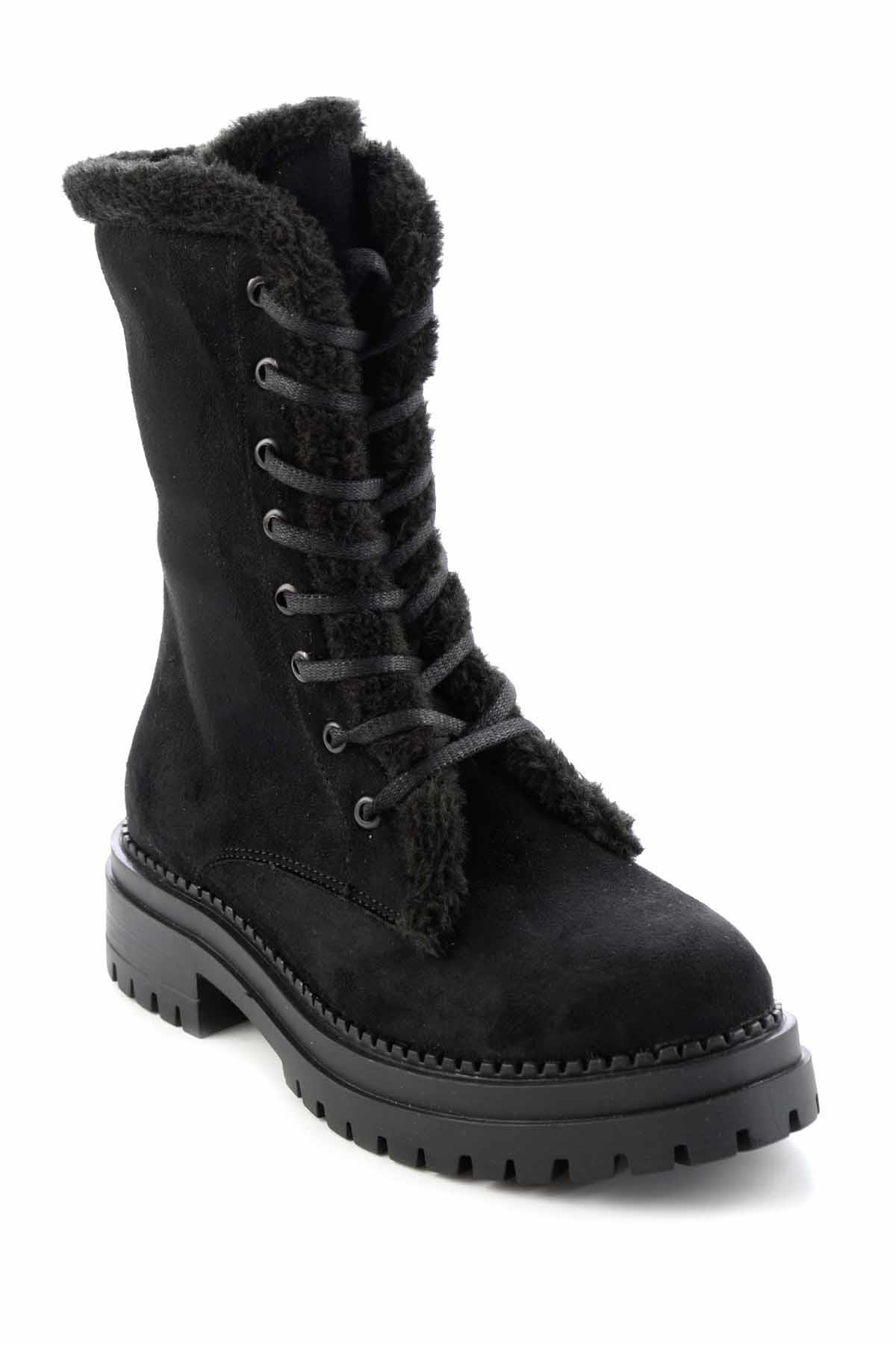 Siyah Süet  Kadın Bot & Bootie K02534500002