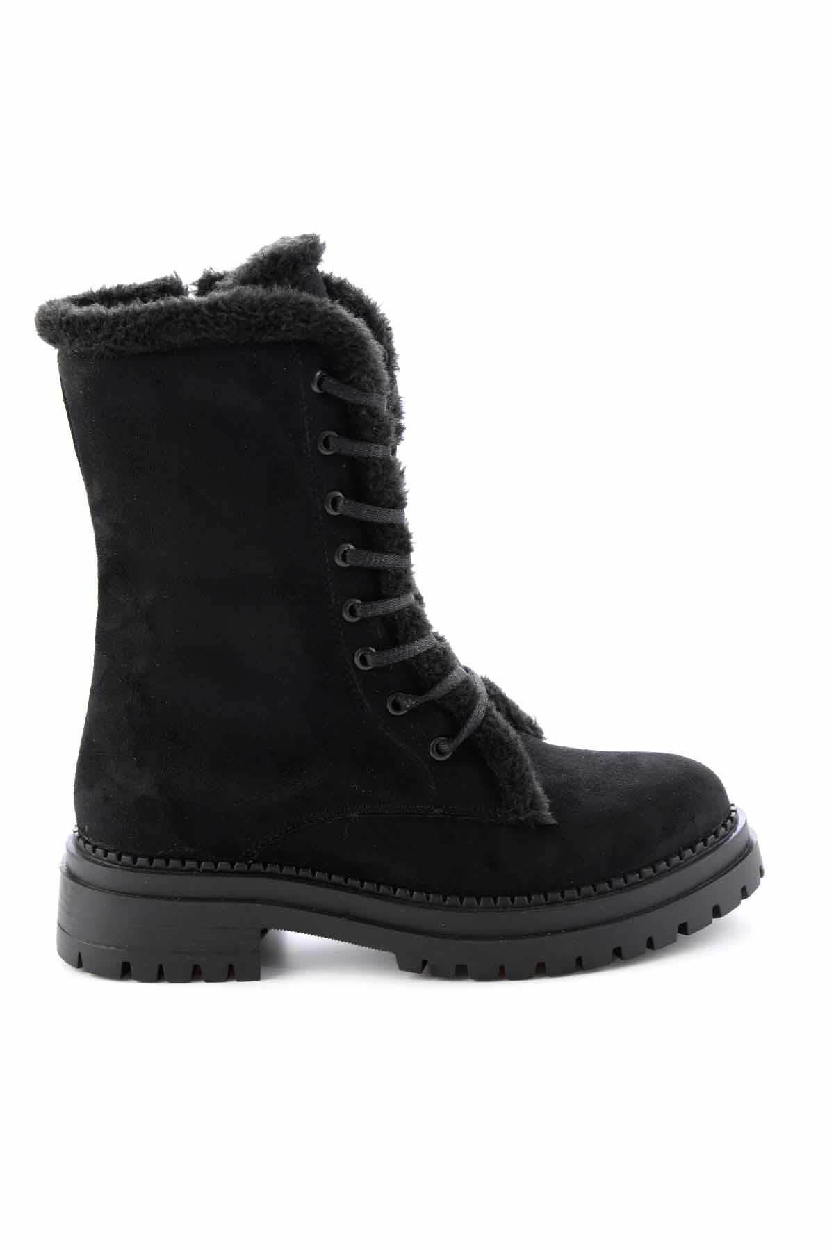 Siyah Süet  Kadın Bot & Bootie K02534500002