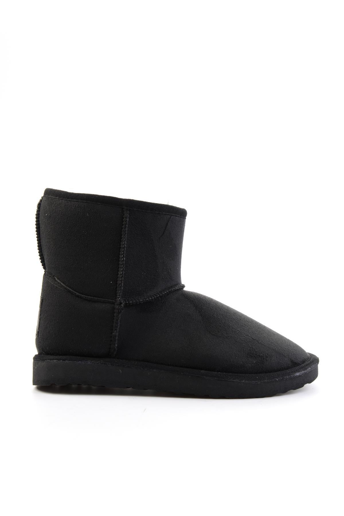Siyah Süet  Kadın Bot & Bootie K02635510102