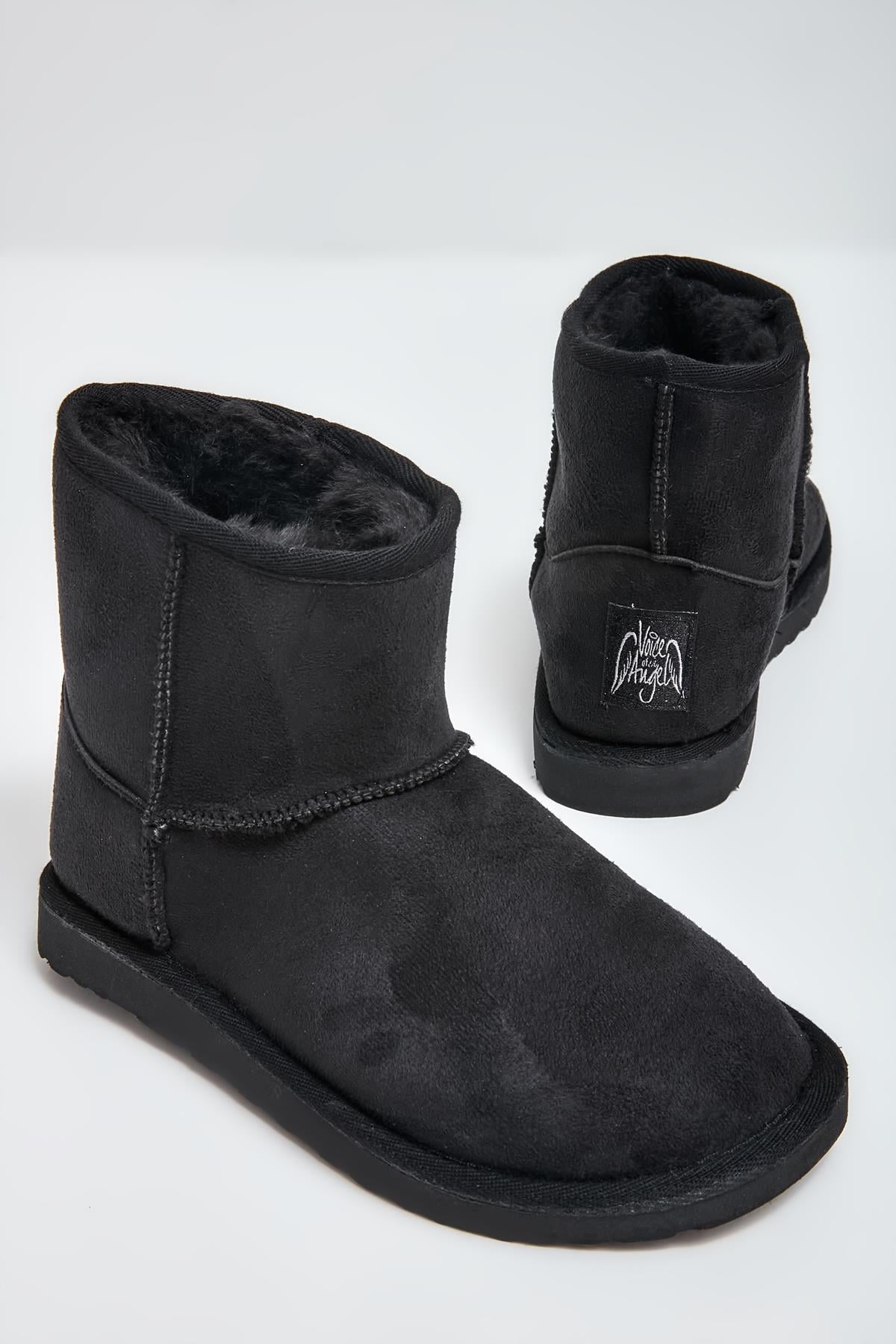 Siyah Süet  Kadın Bot & Bootie K02635510102