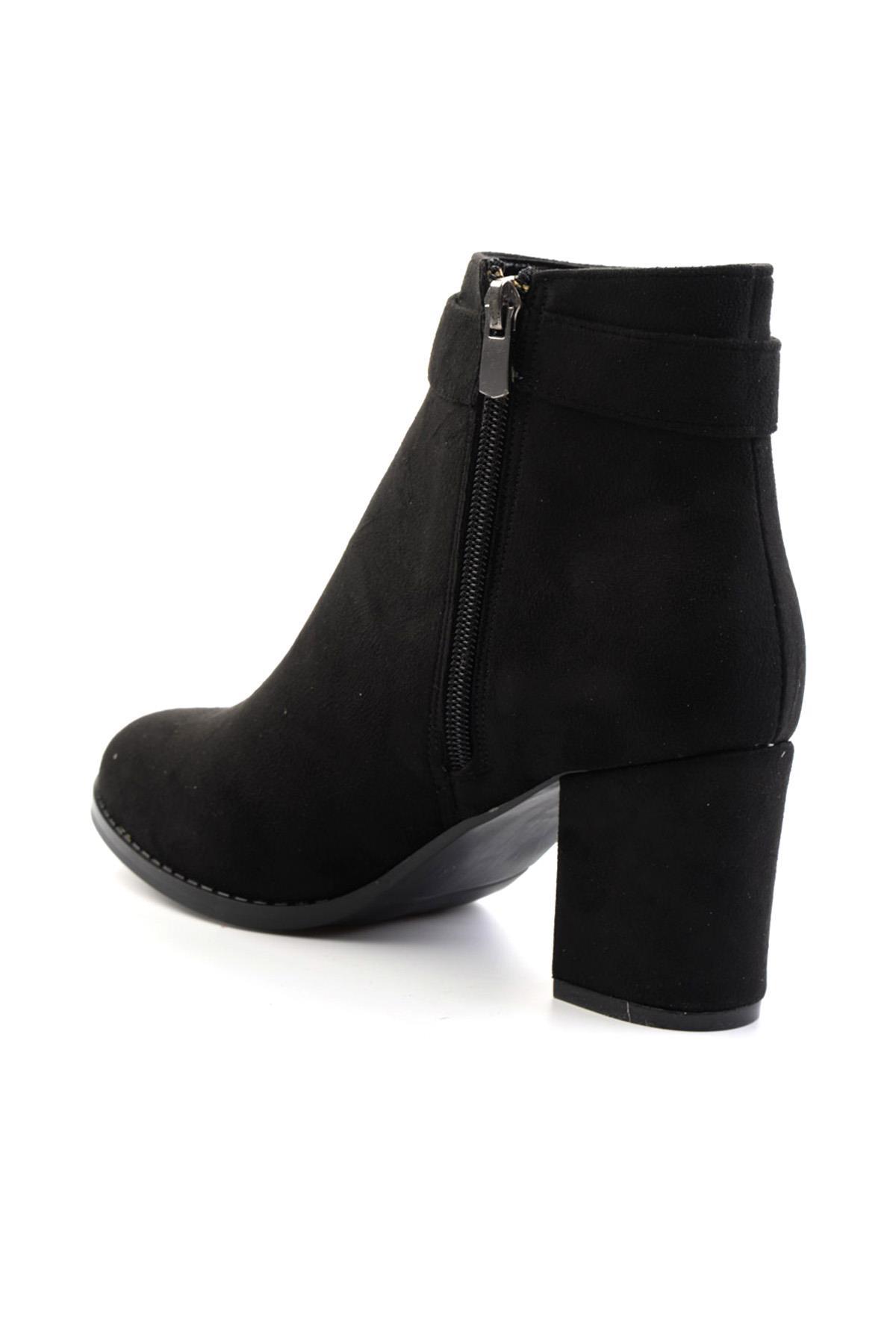Siyah Süet  Kadın Bot & Bootie K02688060102