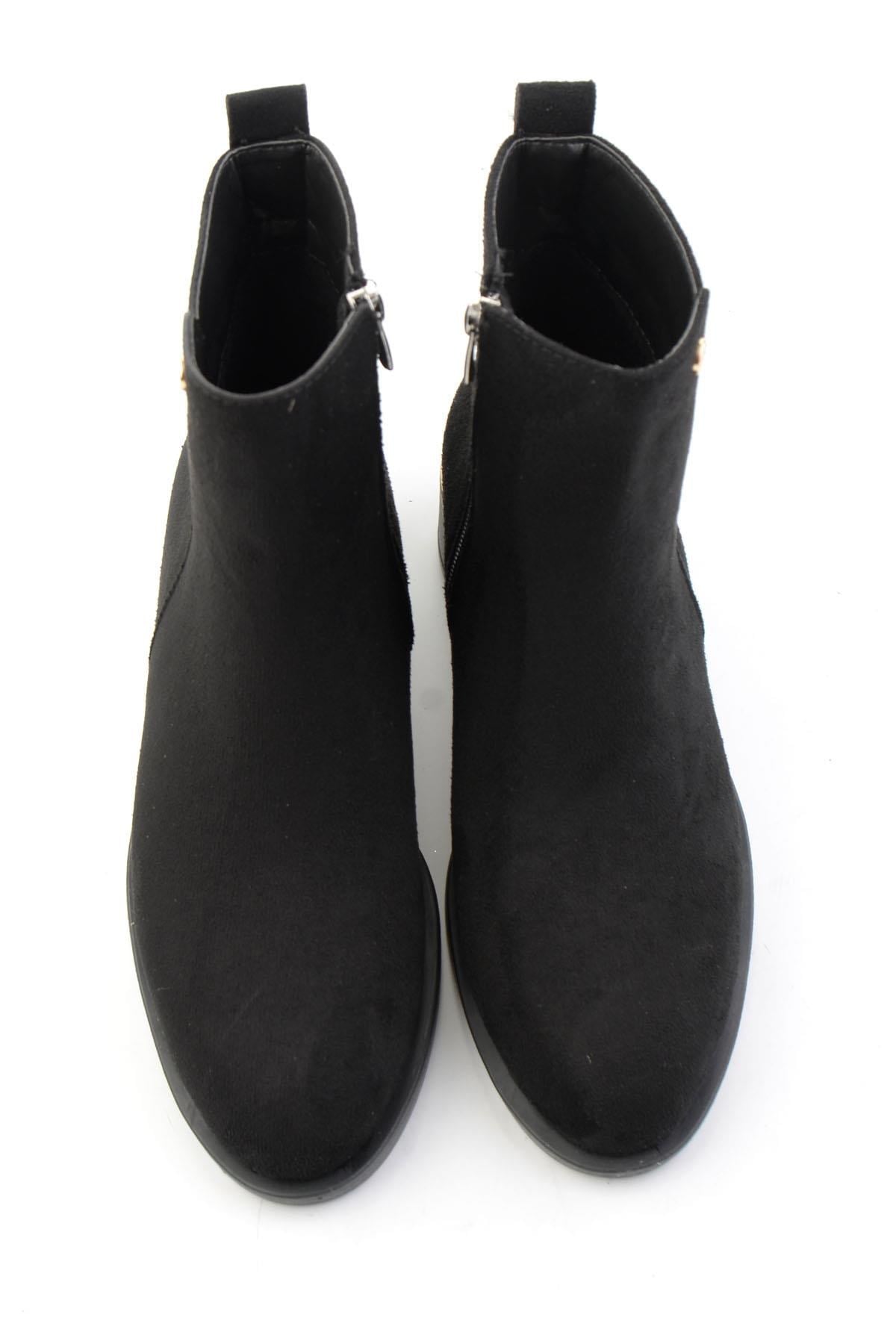 Siyah Süet  Kadın Bot & Bootie K02823350072